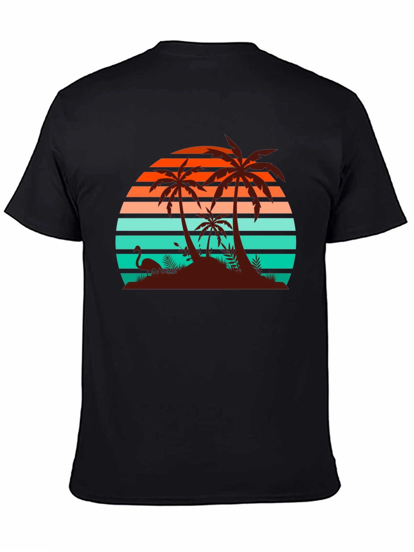 Retro Sunset Palm Tree T-Shirt