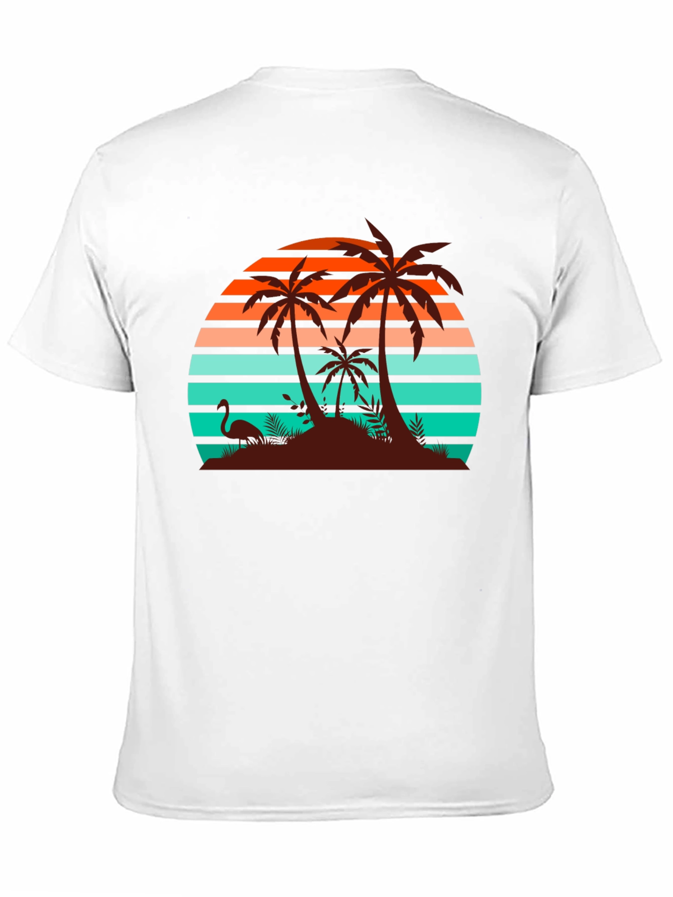 Retro Sunset Palm Tree T-Shirt