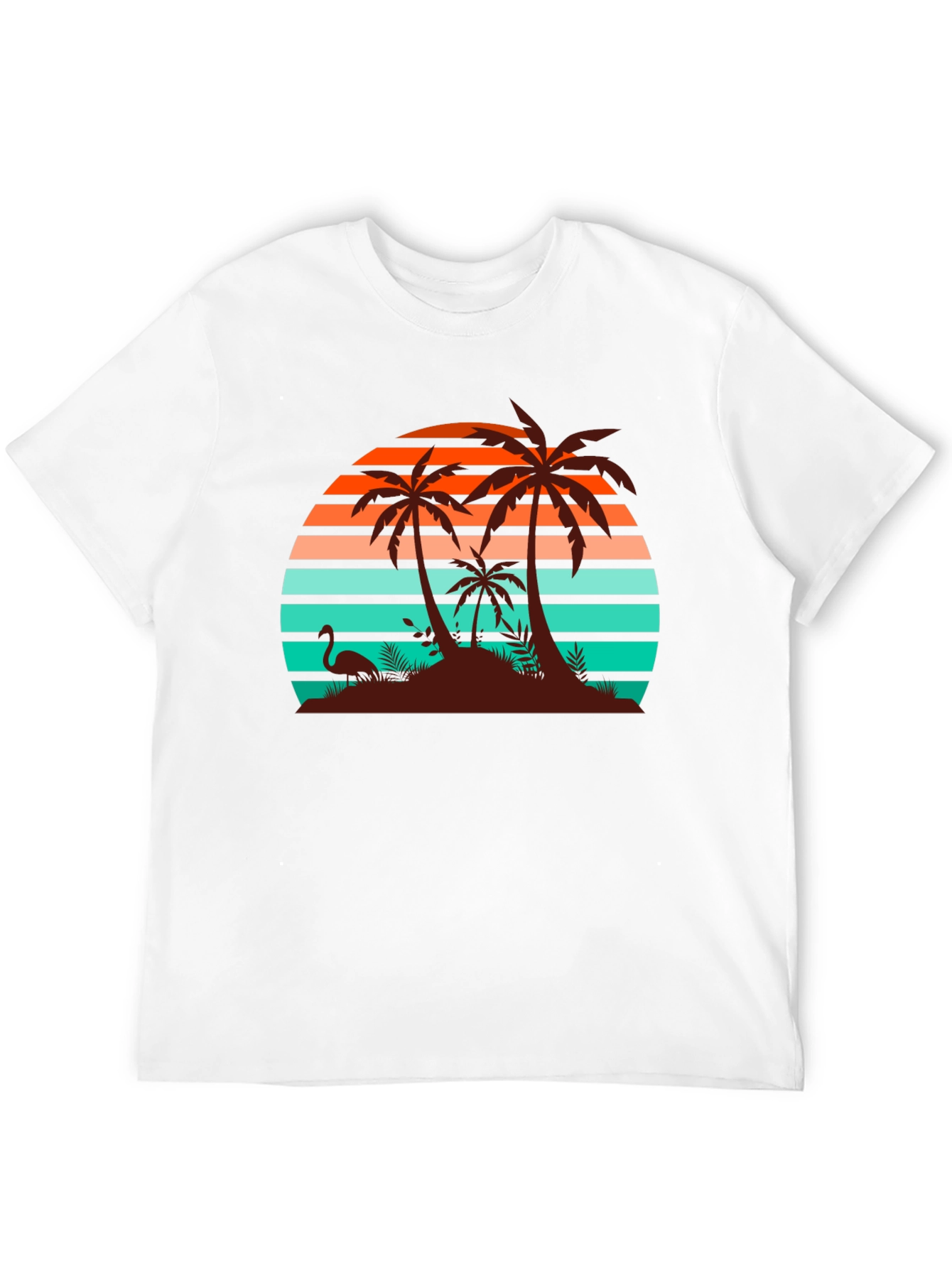 Retro Sunset Palm Tree T-Shirt