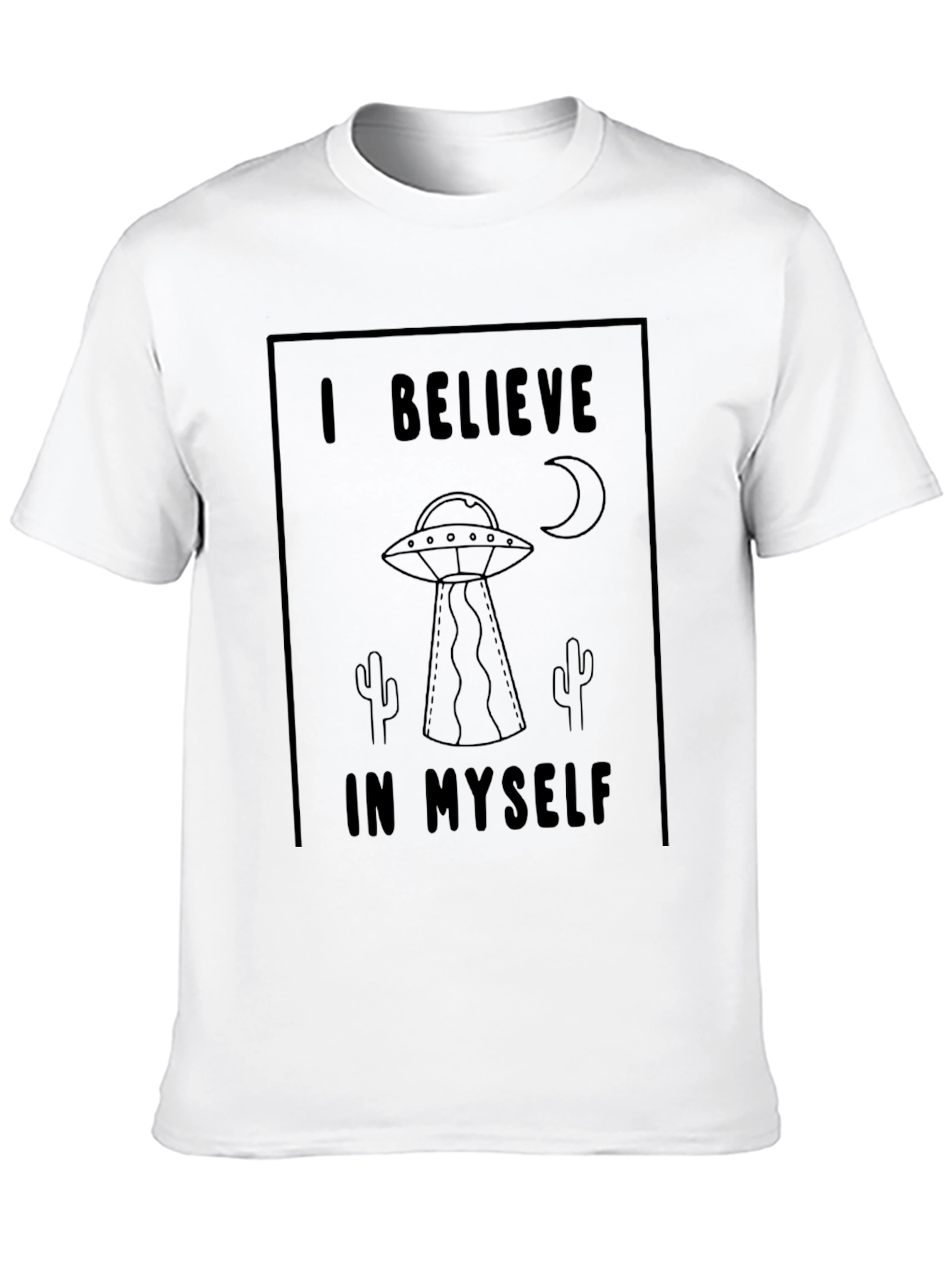 I Believe T-Shirt Alien UFO Graphic Tee