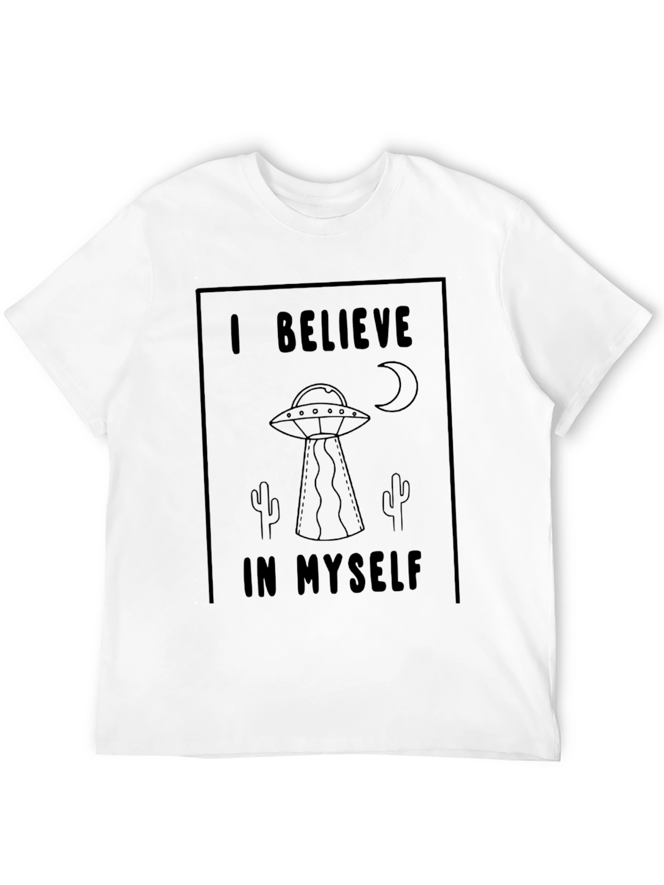 I Believe T-Shirt Alien UFO Graphic Tee