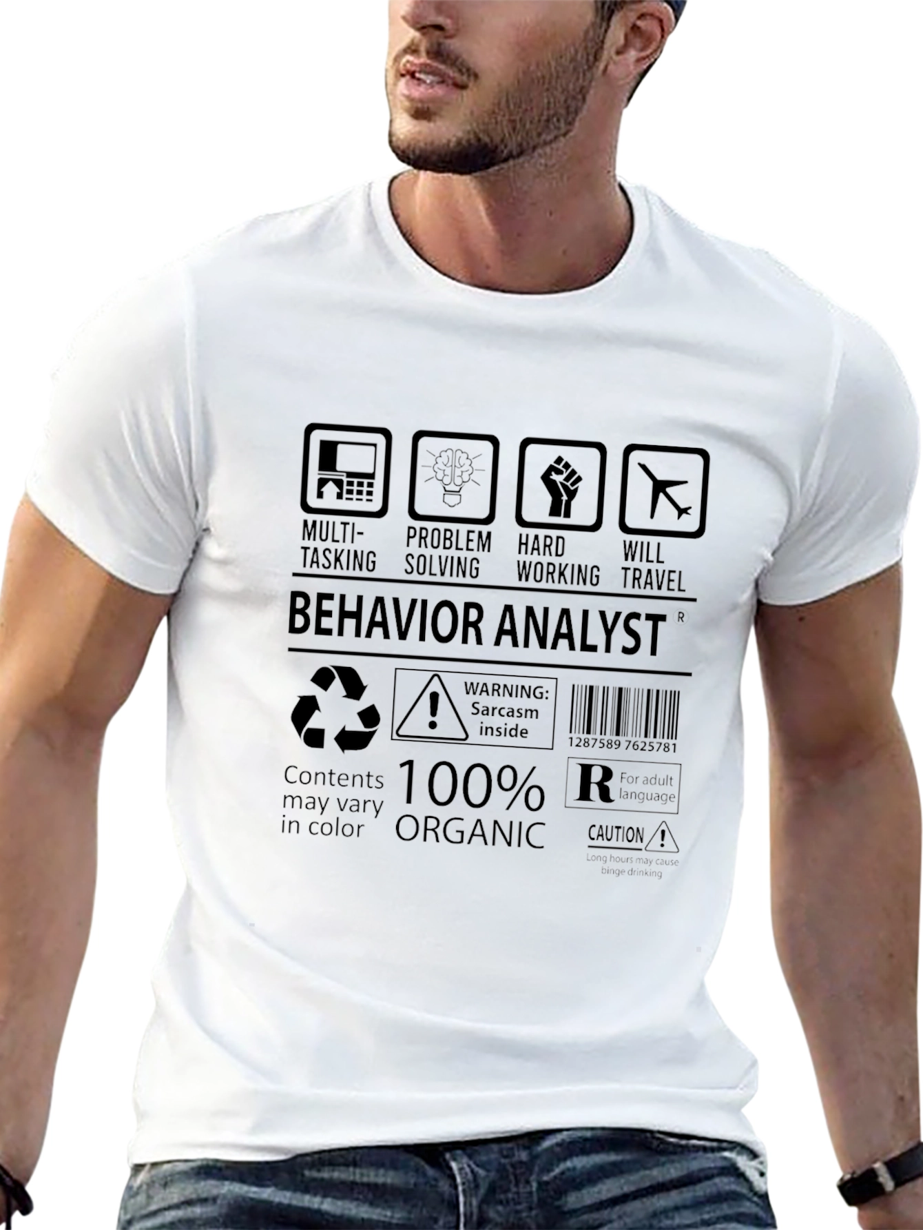 Behavior Analyst 100% Organic T-Shirt