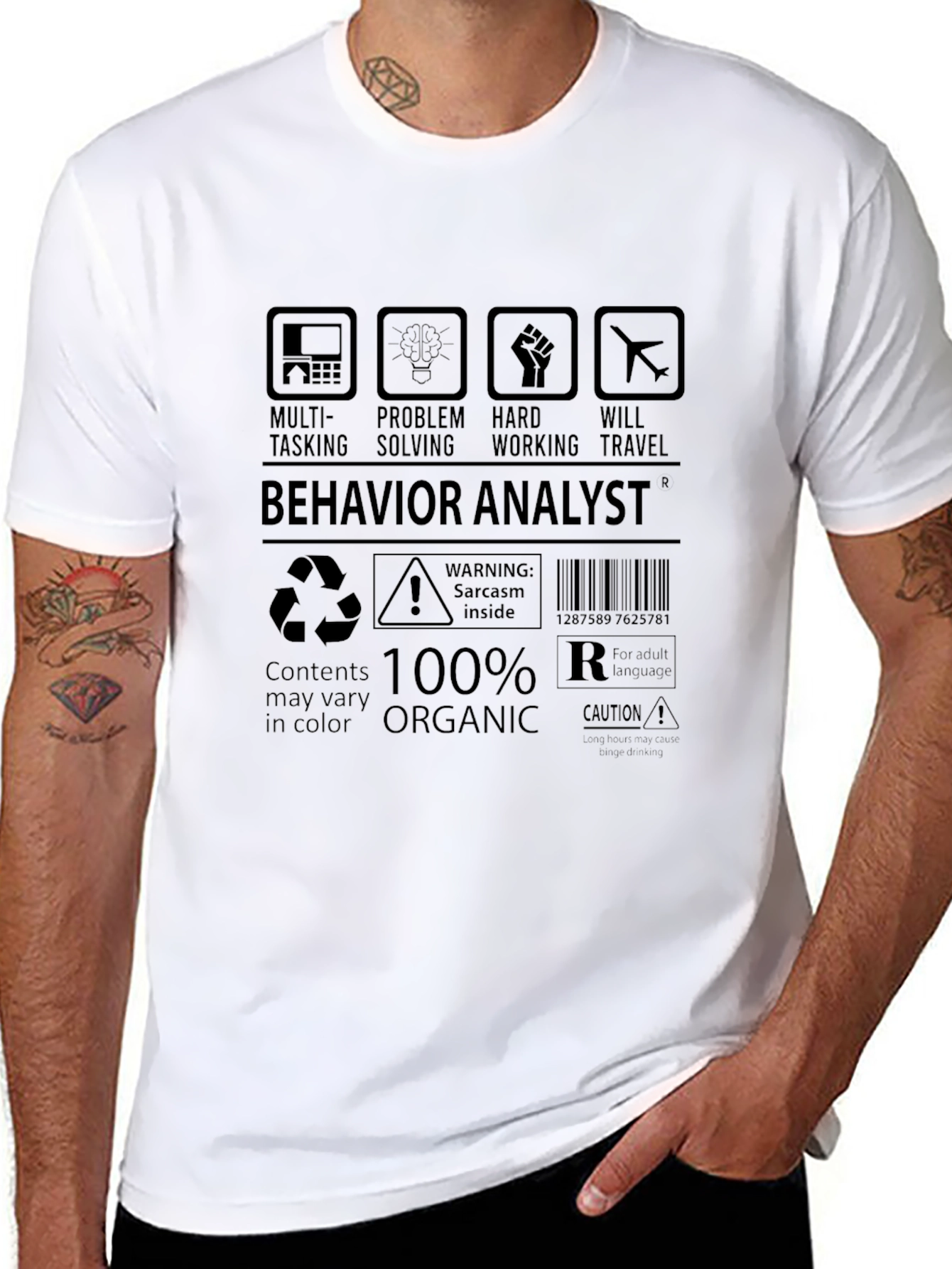 Behavior Analyst 100% Organic T-Shirt