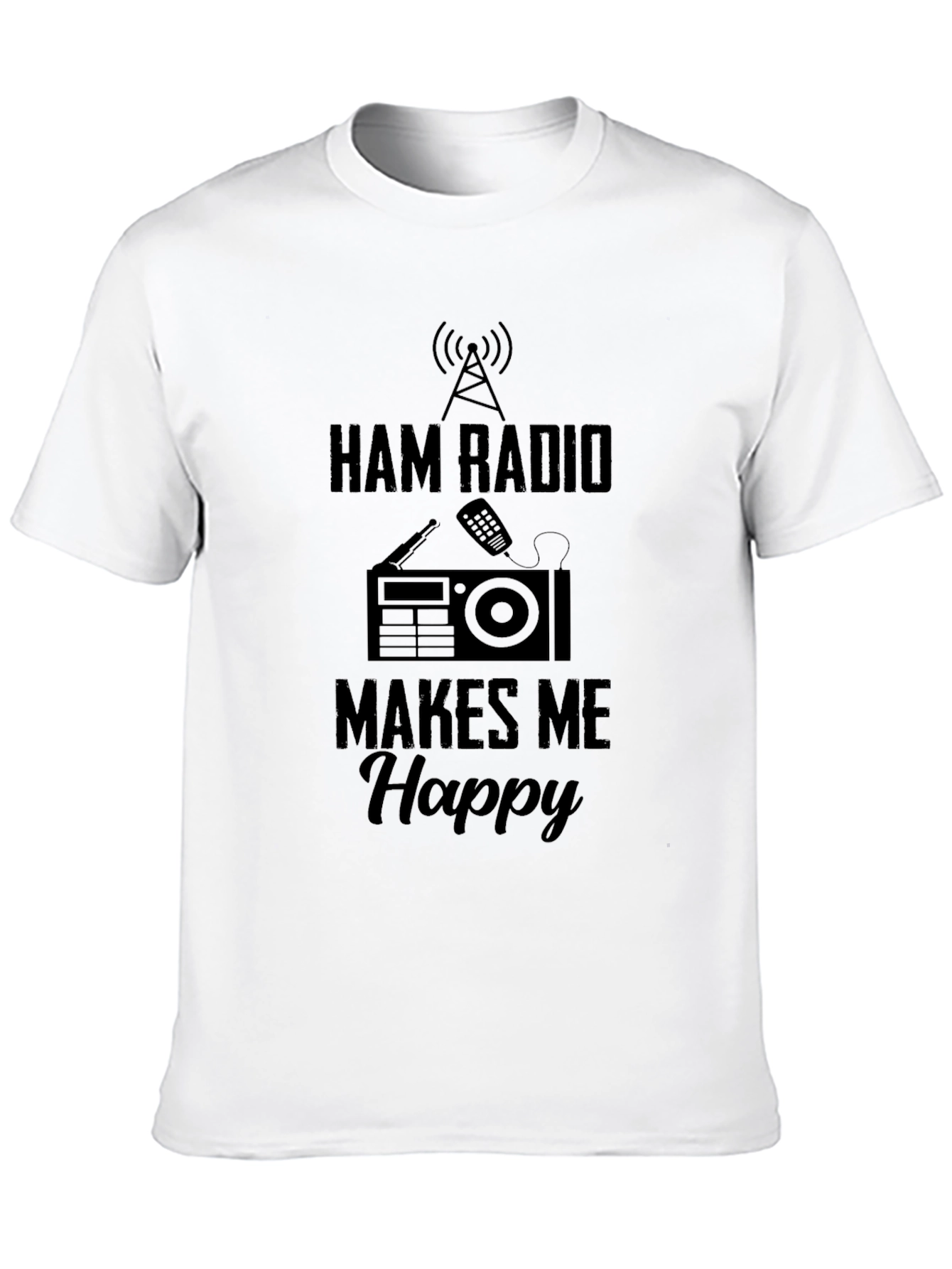 Ham Radio Makes Me Happy T-Shirt
