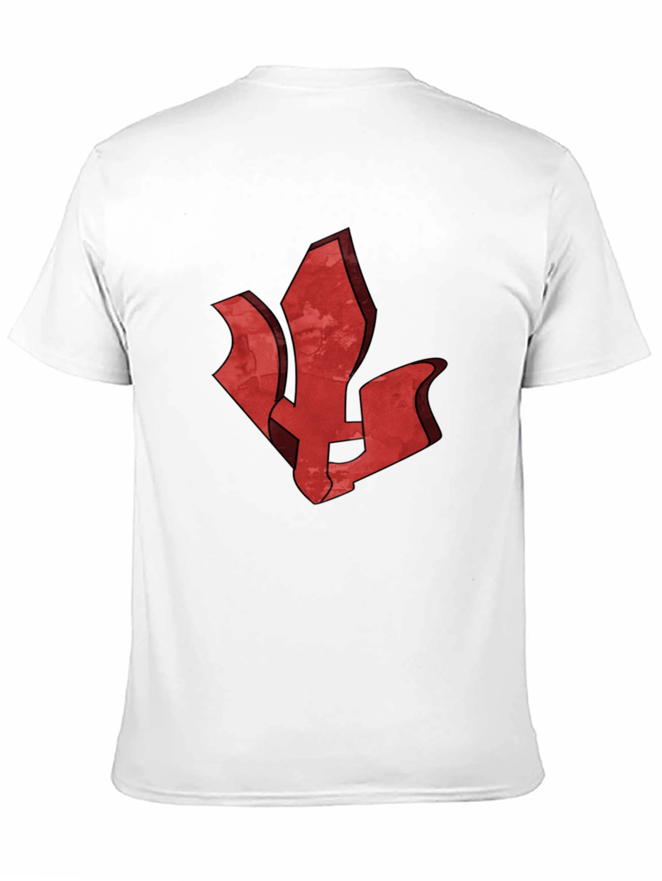 Red Emblem Black T-Shirt - Stylish Graphic Tee