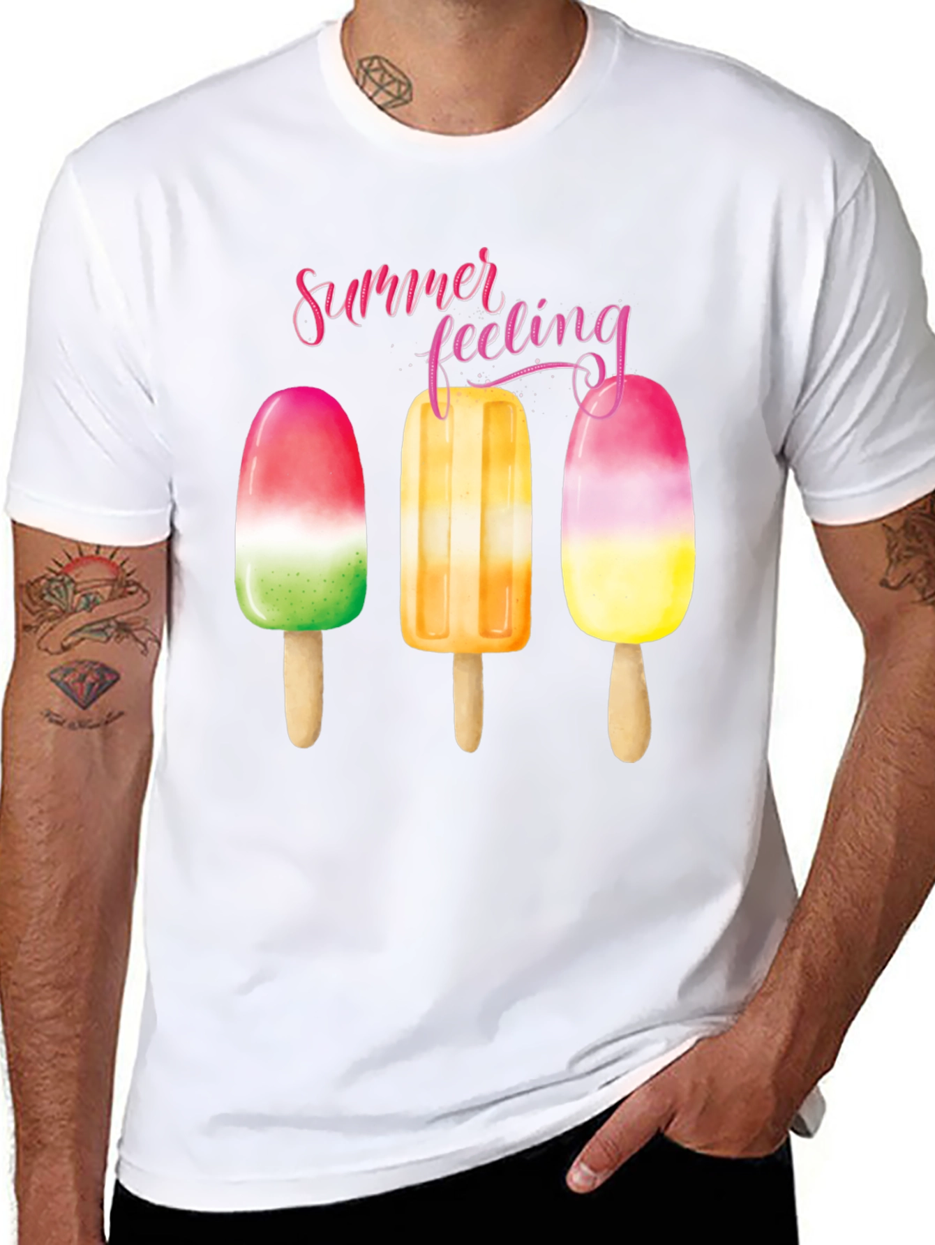 Summer Feeling Popsicle Graphic Tee