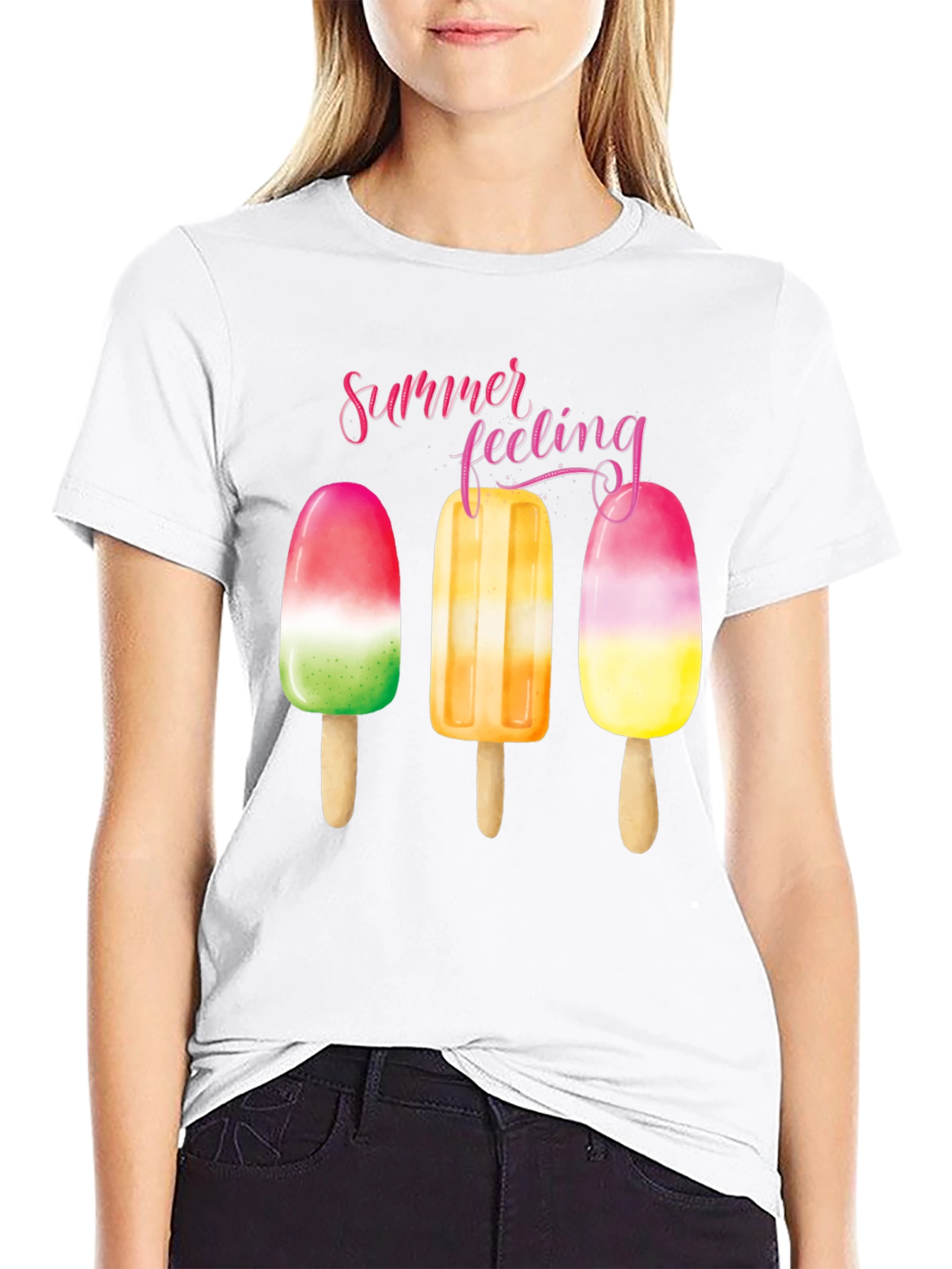Summer Feeling Popsicle Graphic Tee