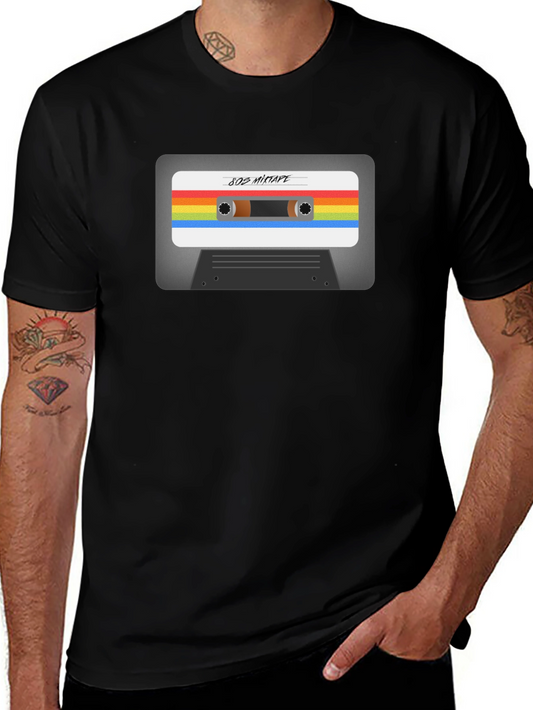 Retro 80s Mixtape Graphic T-Shirt - Vintage Cassette Tee