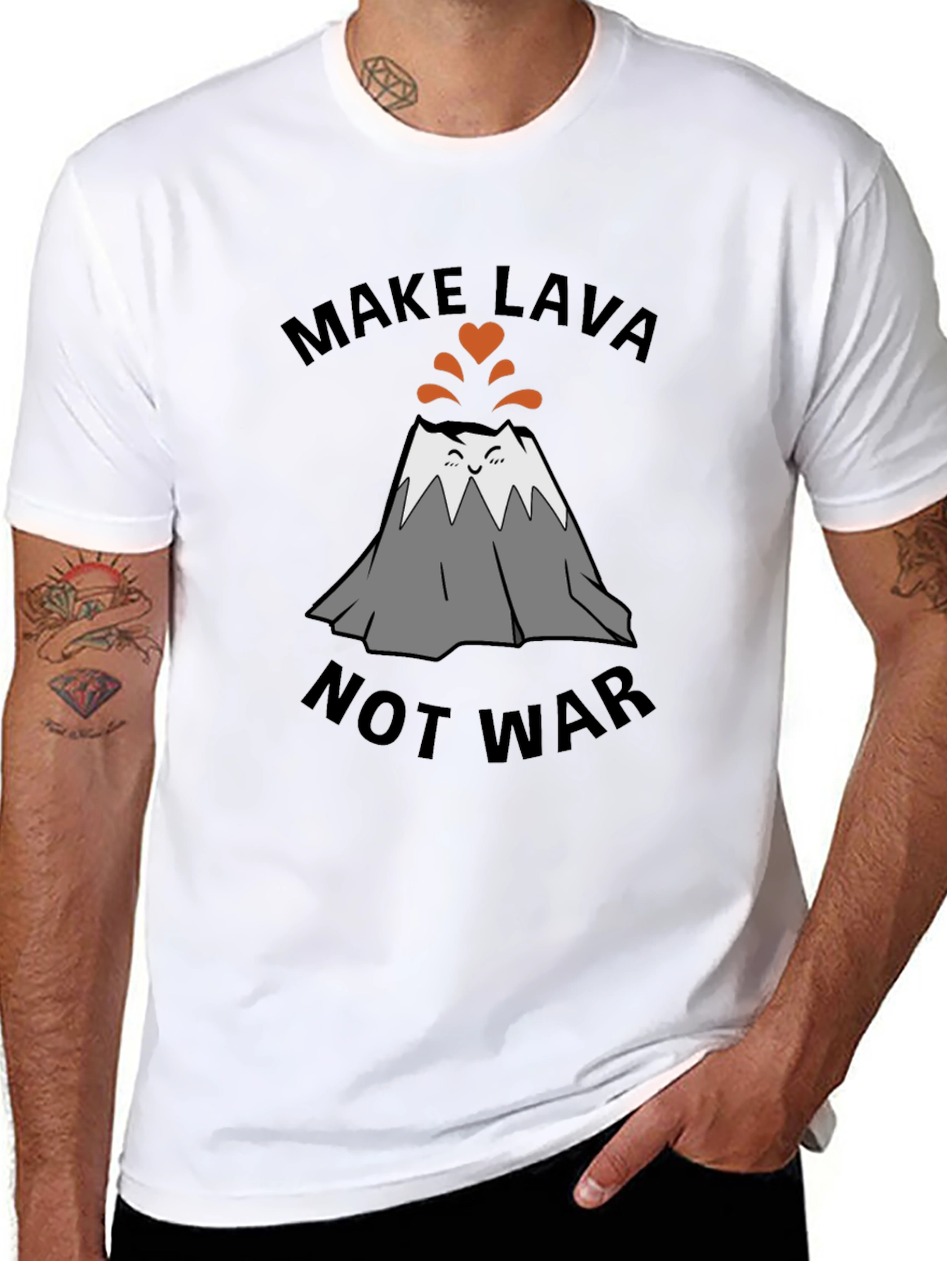 Make Lava Not War T-Shirt