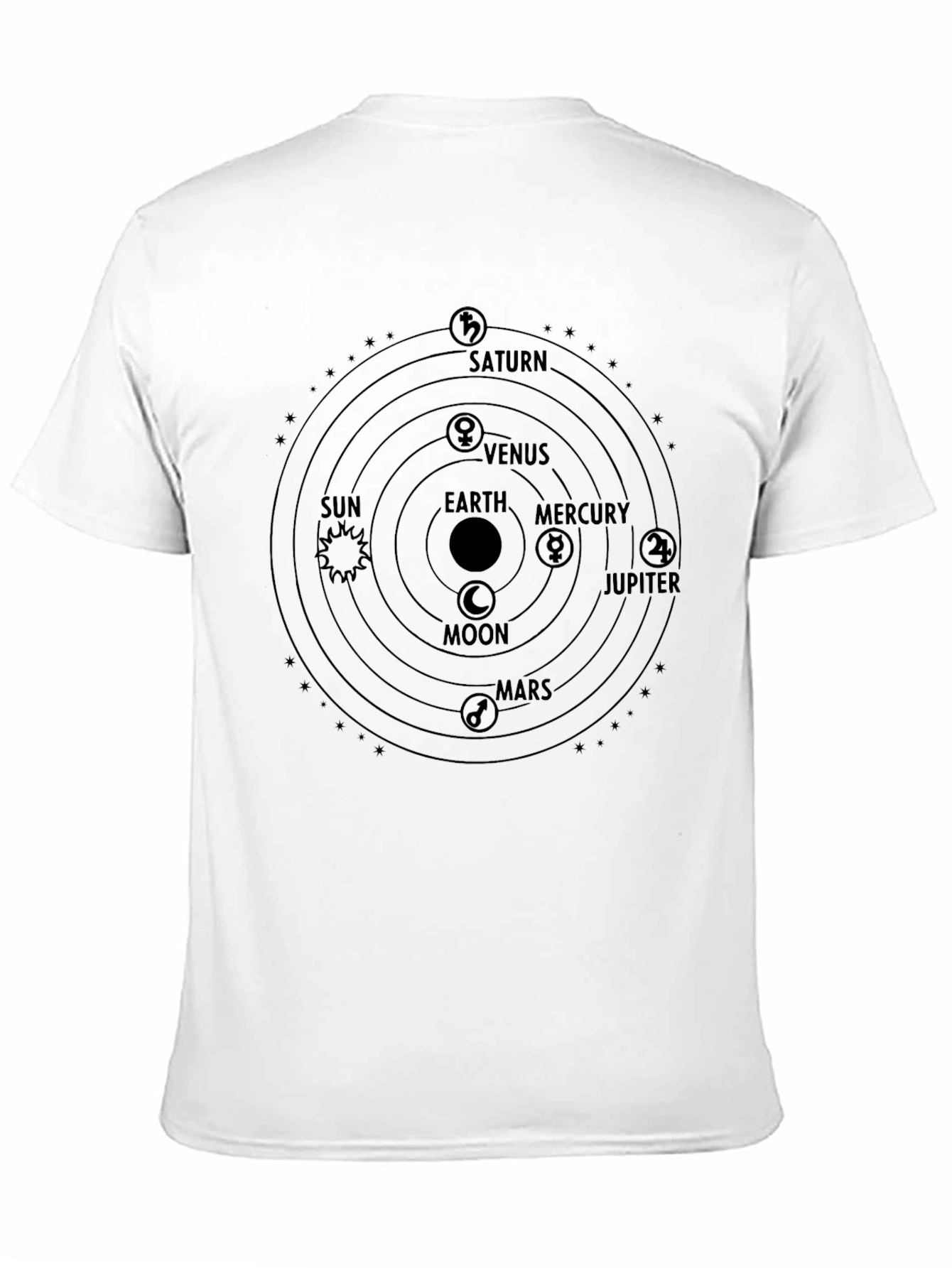 Planetary System T-Shirt - Astronomy Design