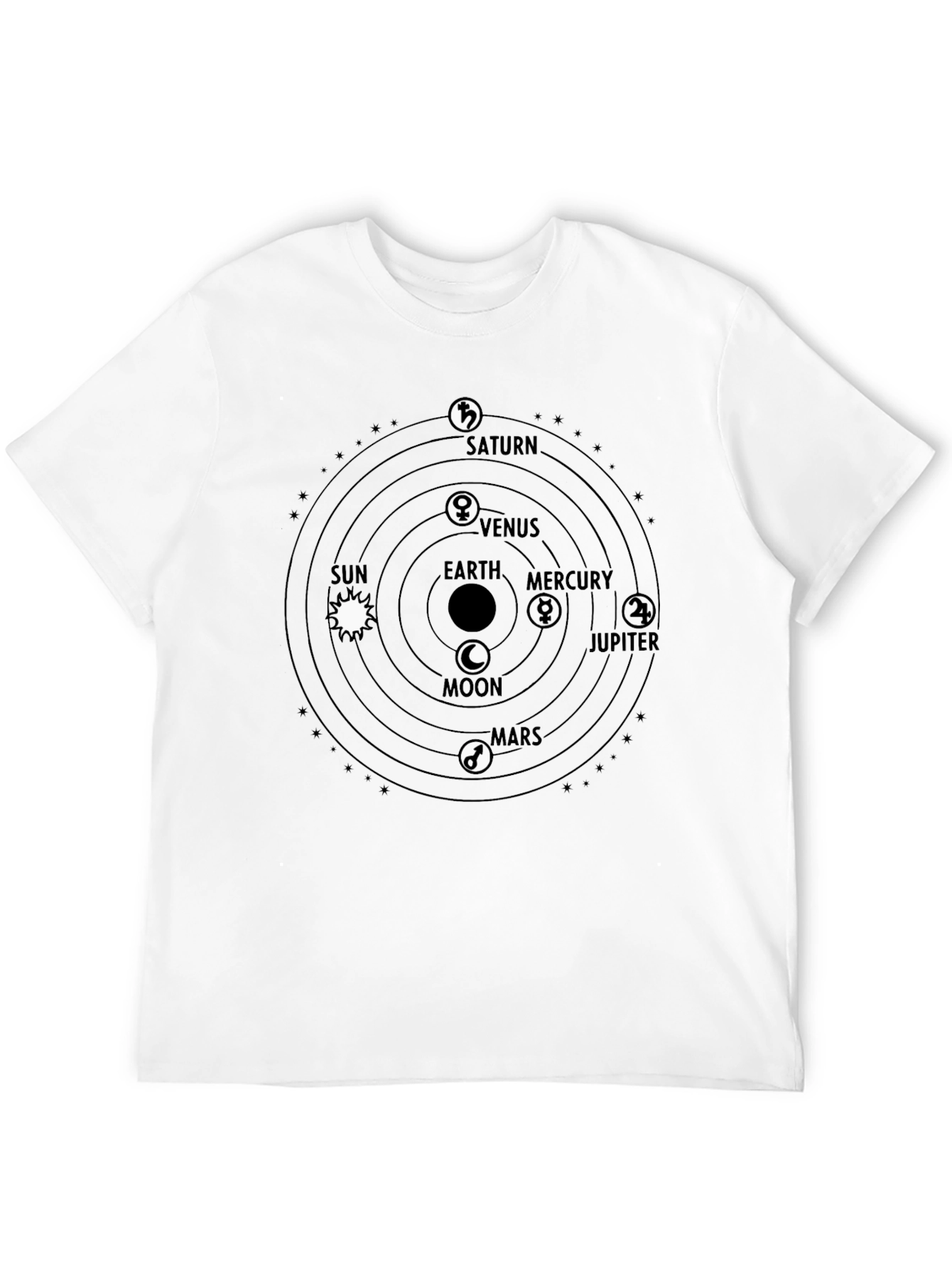 Planetary System T-Shirt - Astronomy Design