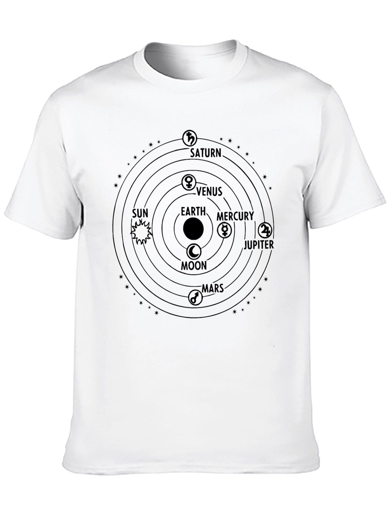 Planetary System T-Shirt - Astronomy Design
