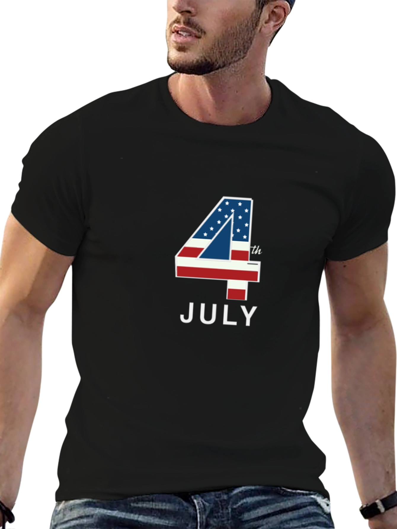Patriotic 4th of July Graphic Tee