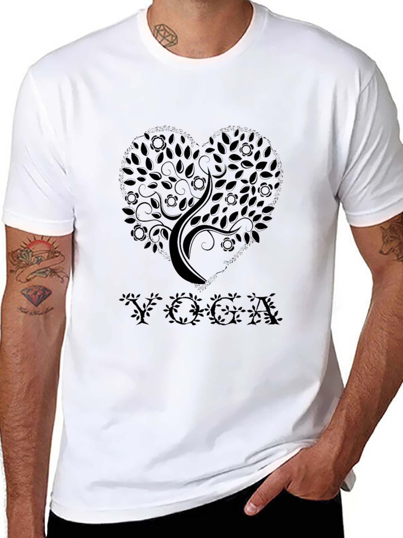 Yoga Tree Graphic Tee - Stylish & Comfortable