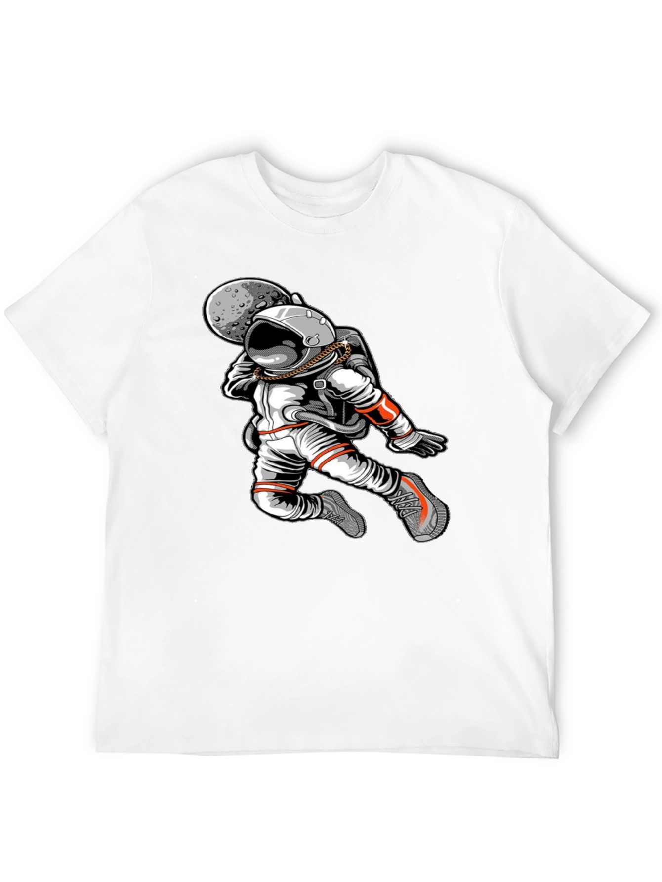 Astronaut Graphic Tee - Cool Space Design