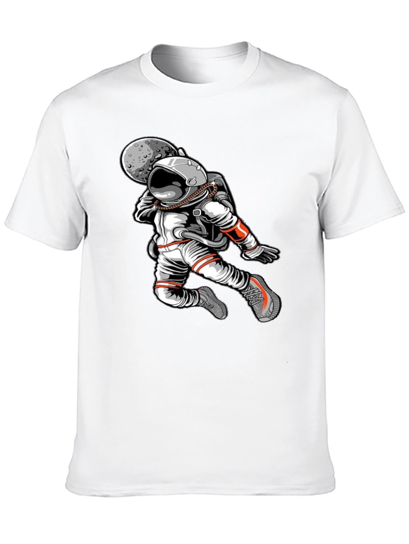 Astronaut Graphic Tee - Cool Space Design
