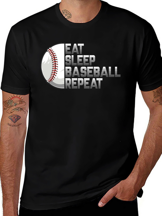 Eat Sleep Baseball Repeat T-Shirt