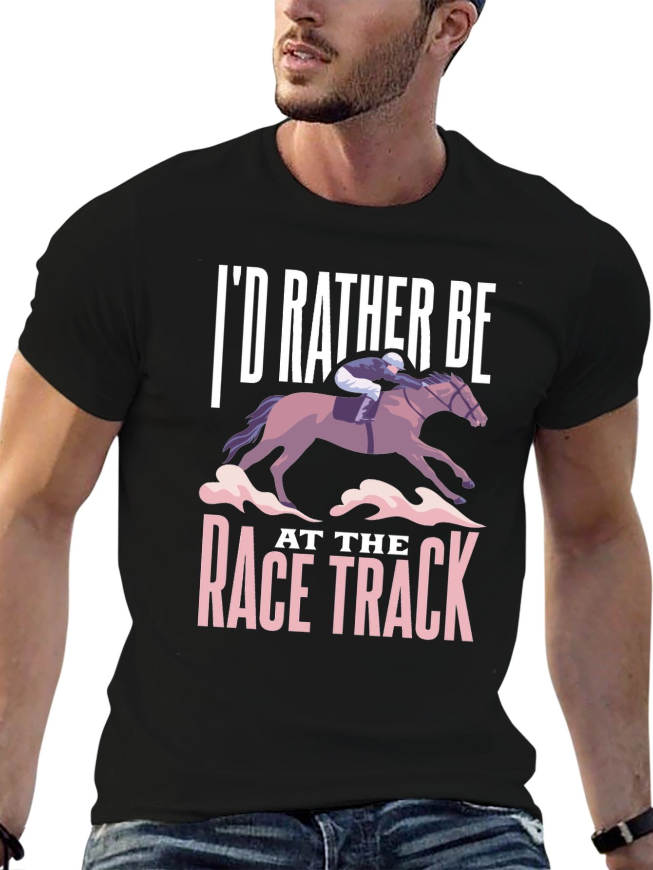 Id Rather Be At The Race Track T-Shirt