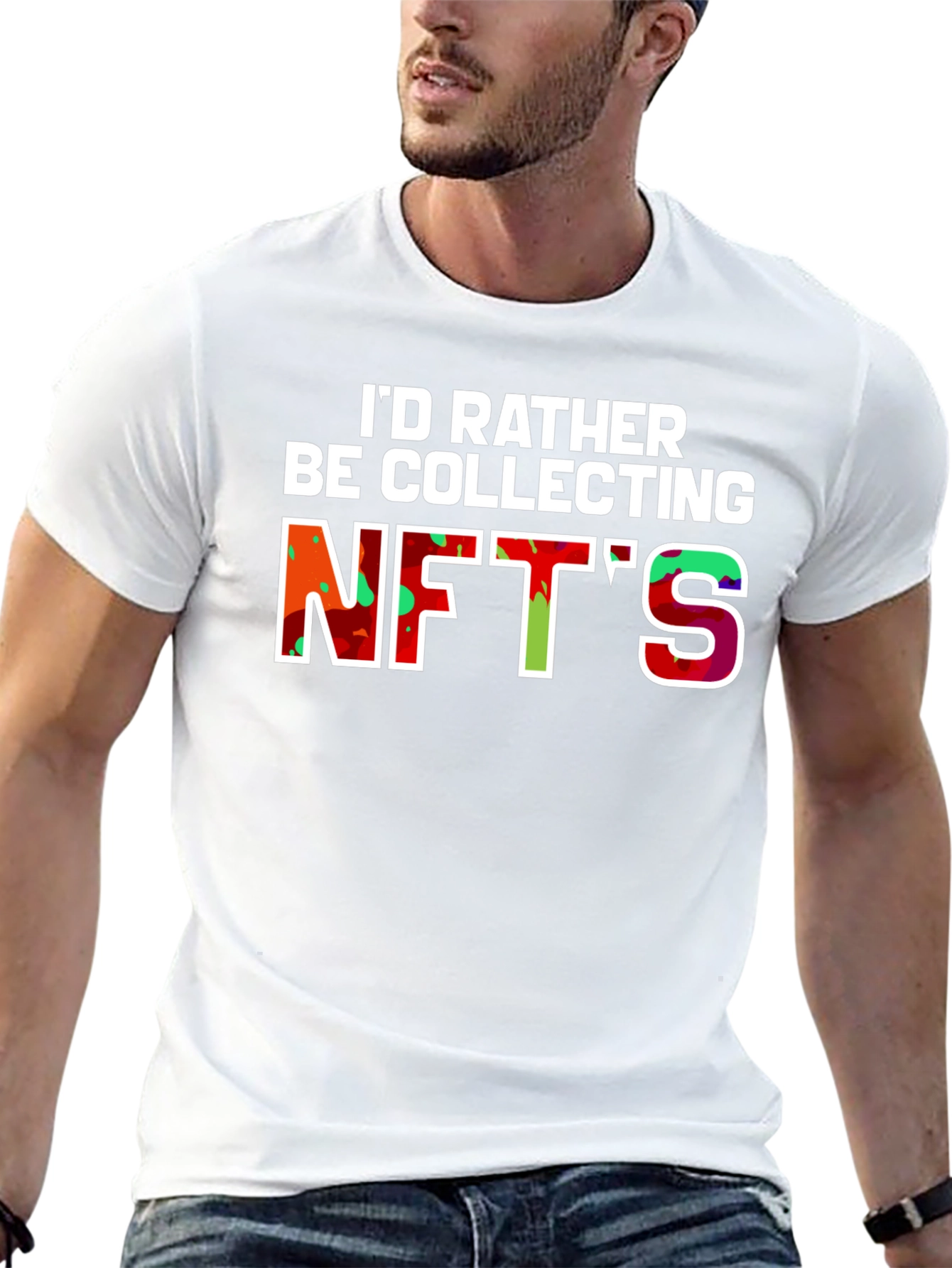 Id Rather Be Collecting NFTs Graphic Tee