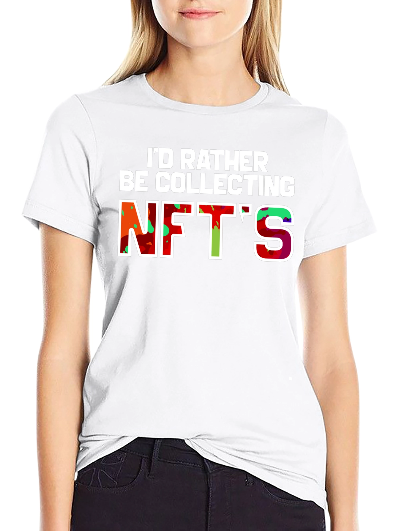 Id Rather Be Collecting NFTs Graphic Tee