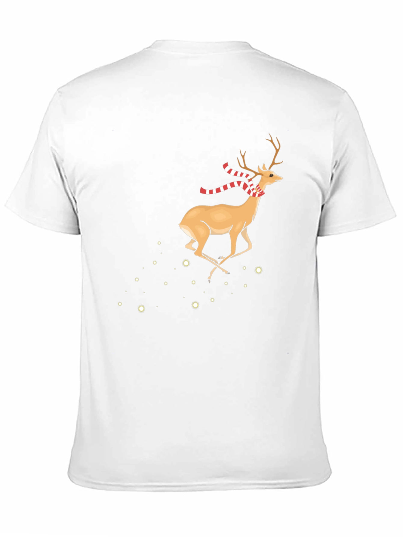 Festive Deer Graphic Tee - Holiday Style