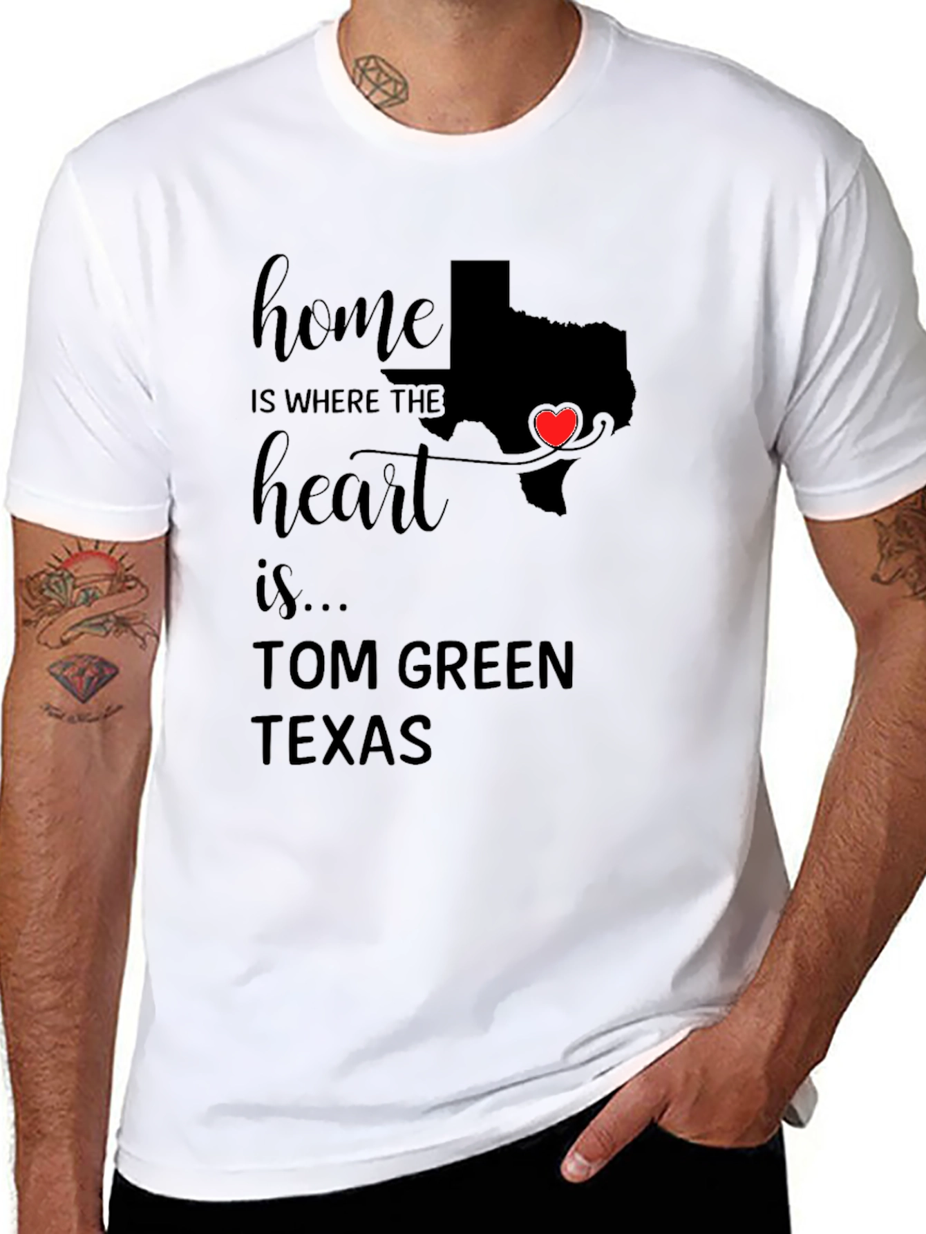 Home is Where the Heart is Texas T-Shirt