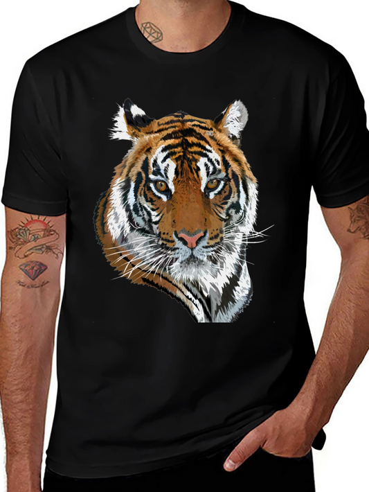 Tiger Graphic T-Shirt - Cool Animal Print Tee