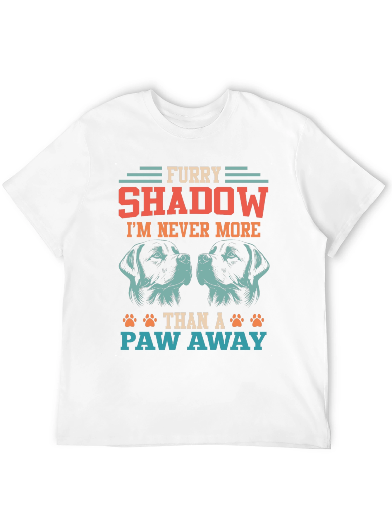 Furry Shadow Dog Lover T-Shirt