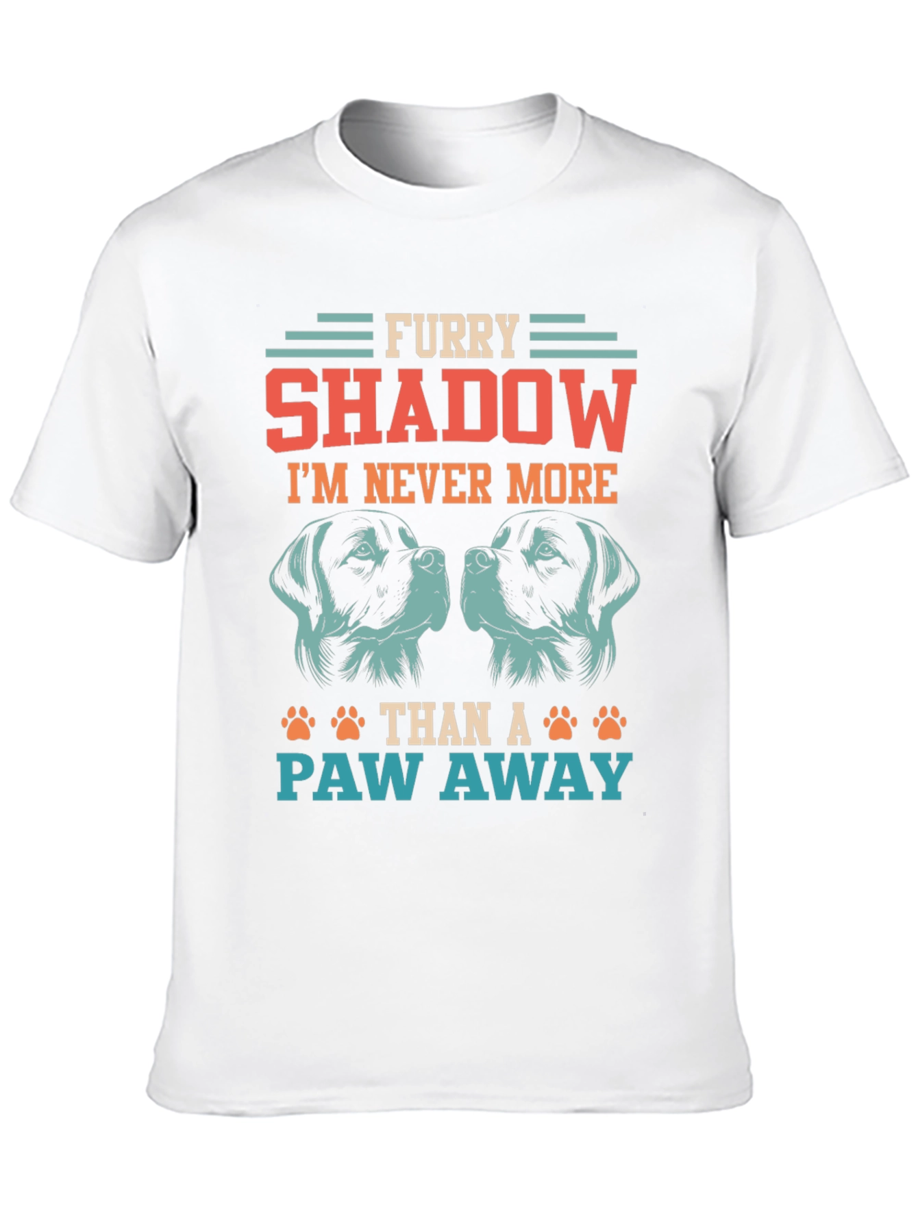 Furry Shadow Dog Lover T-Shirt