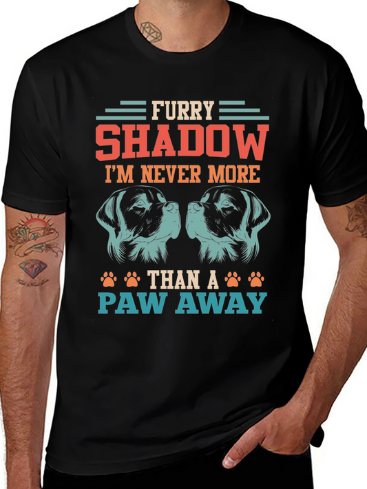 Furry Shadow Dog Lover T-Shirt