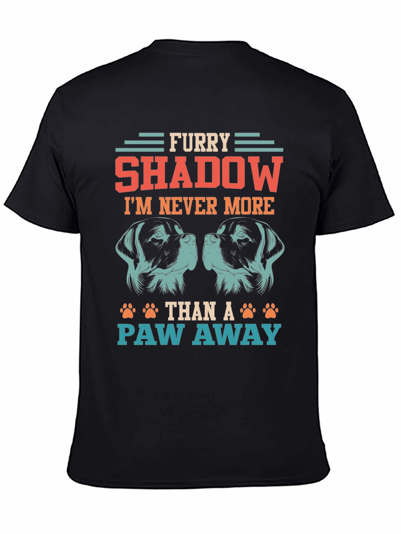 Furry Shadow Dog Lover T-Shirt