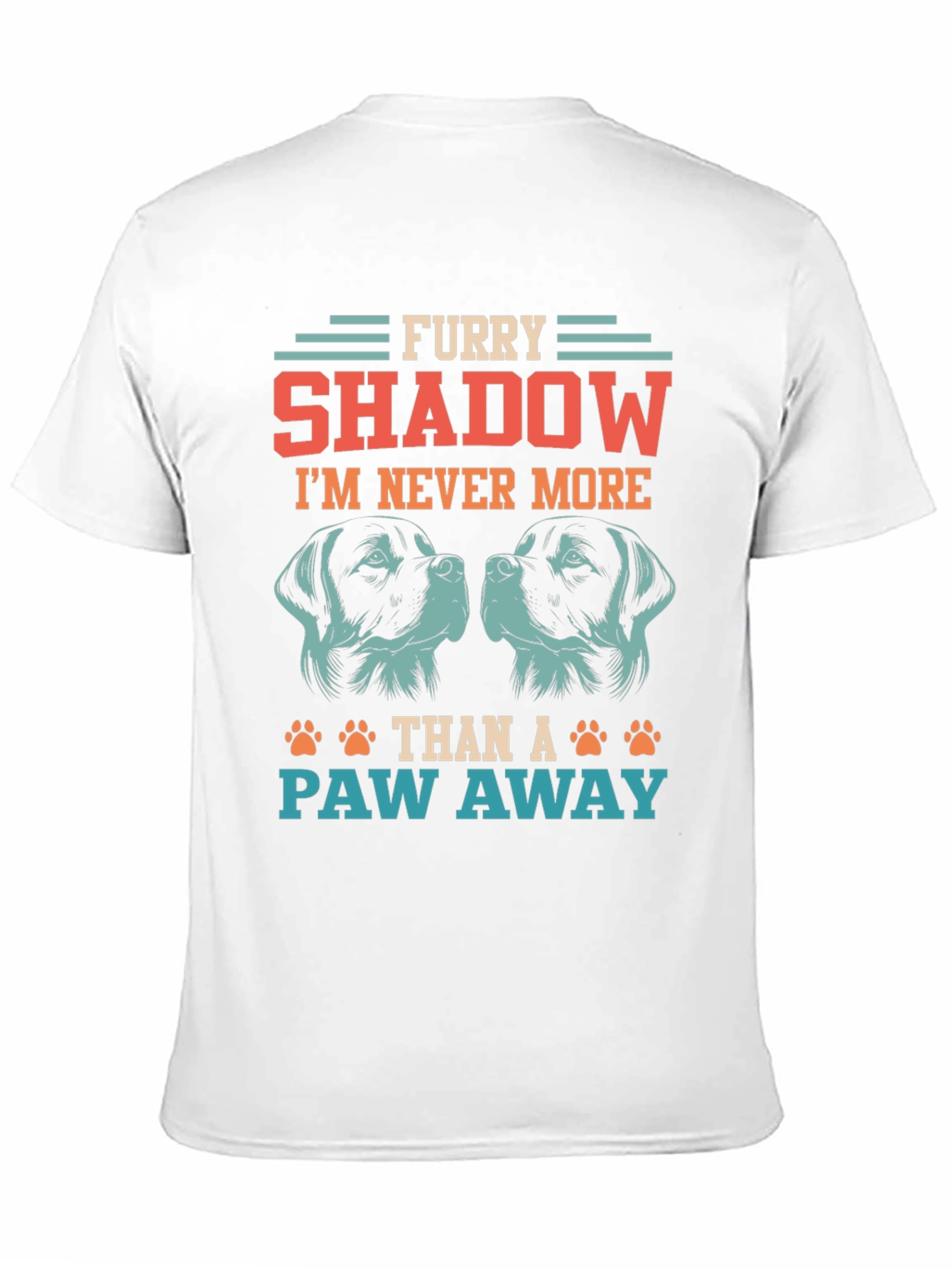 Furry Shadow Dog Lover T-Shirt