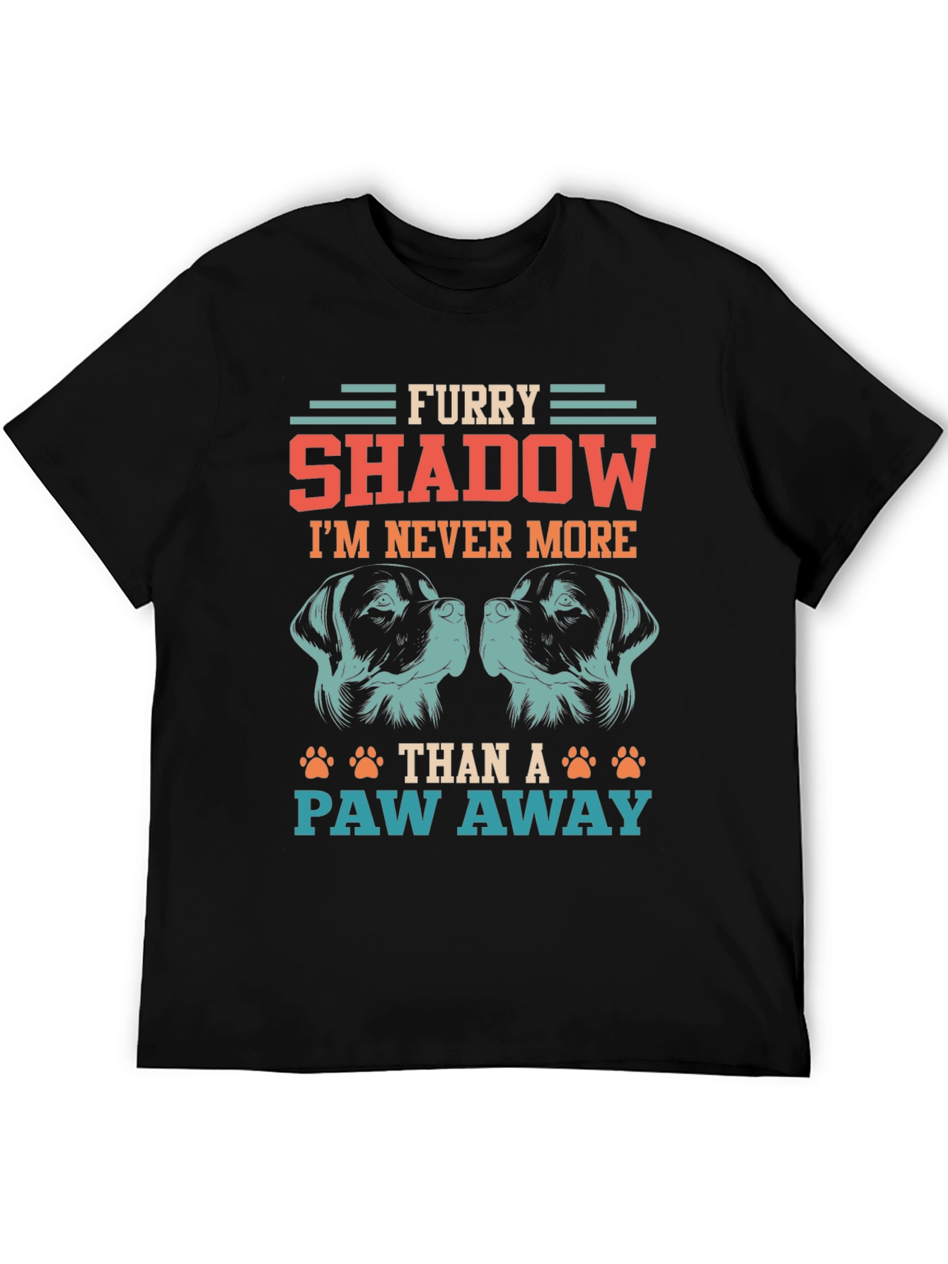 Furry Shadow Dog Lover T-Shirt