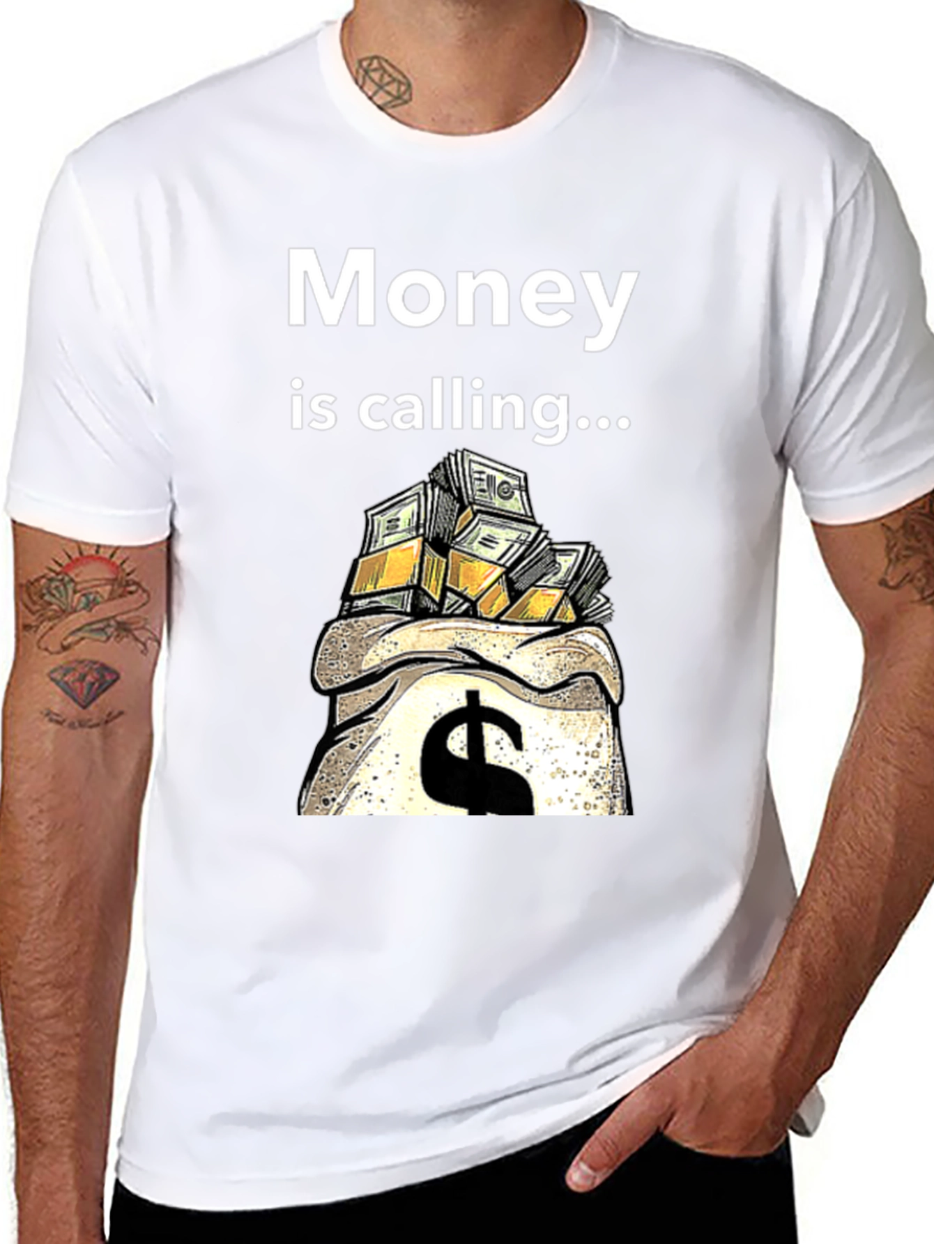Money Calling Graphic Tee