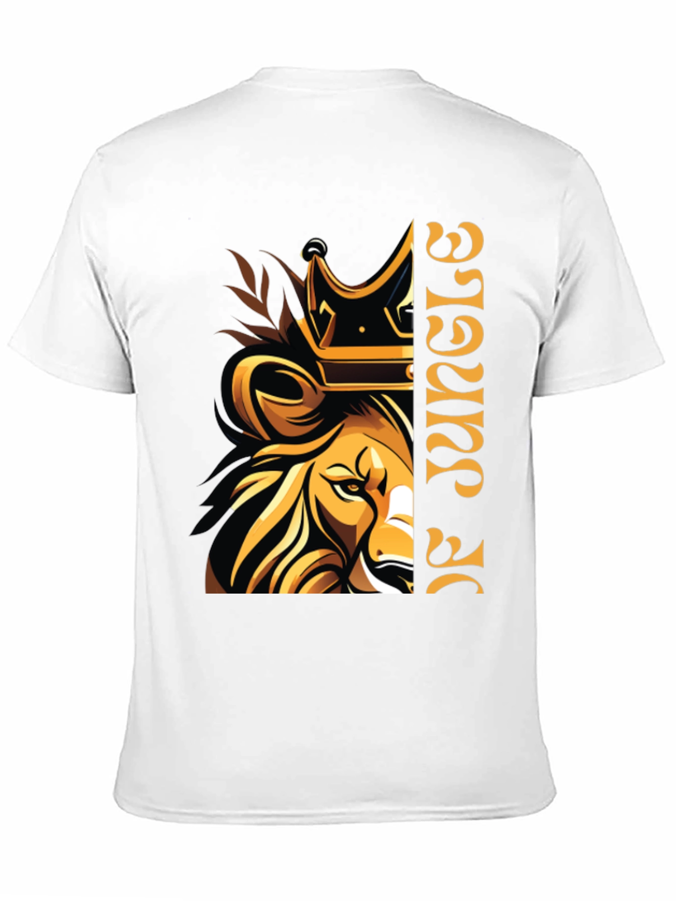 King of Jungle Lion Graphic T-Shirt