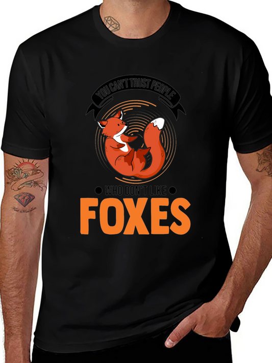 Fox Lover T-Shirt - Trust People Who Like Foxes