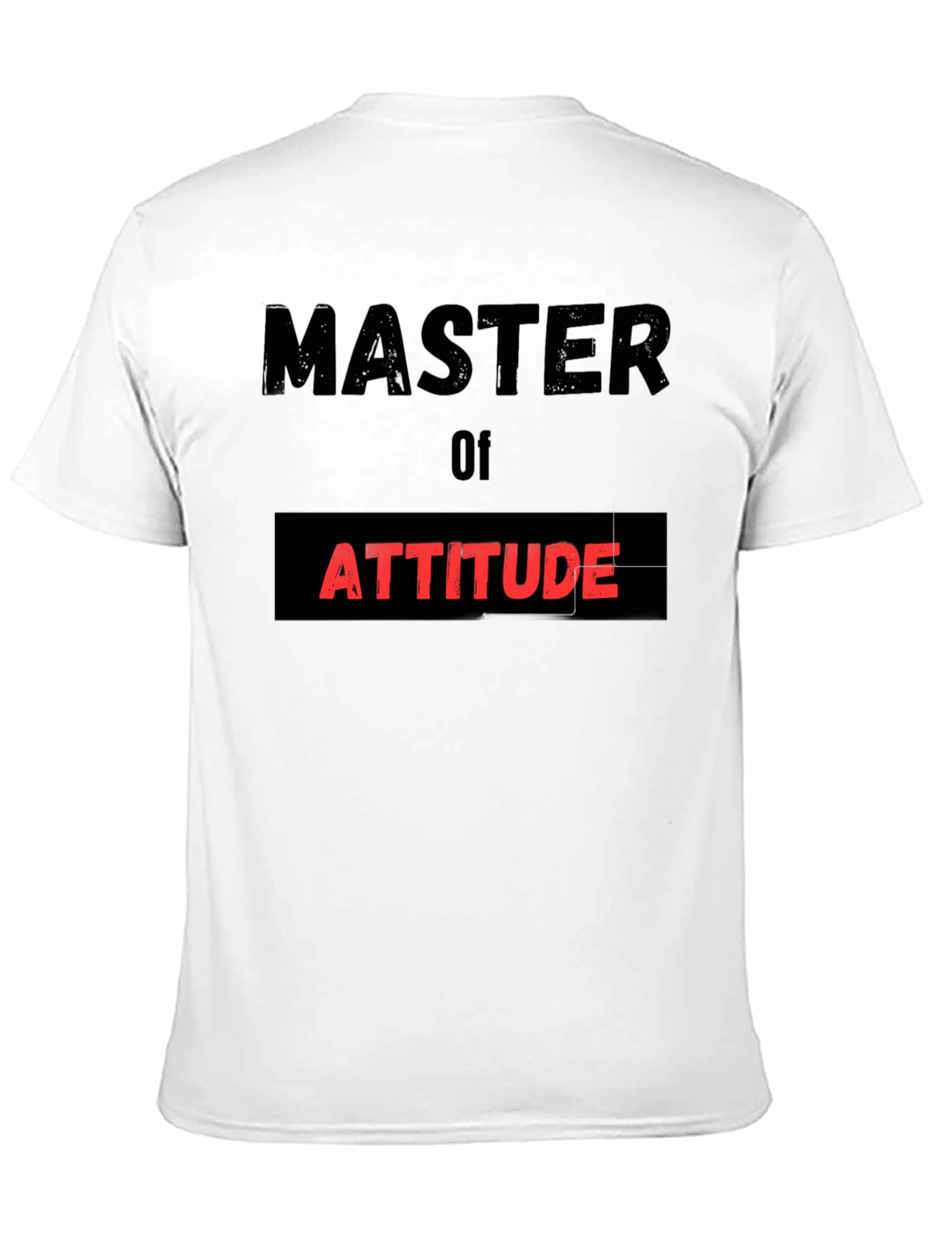 Master of Attitude Black T-Shirt