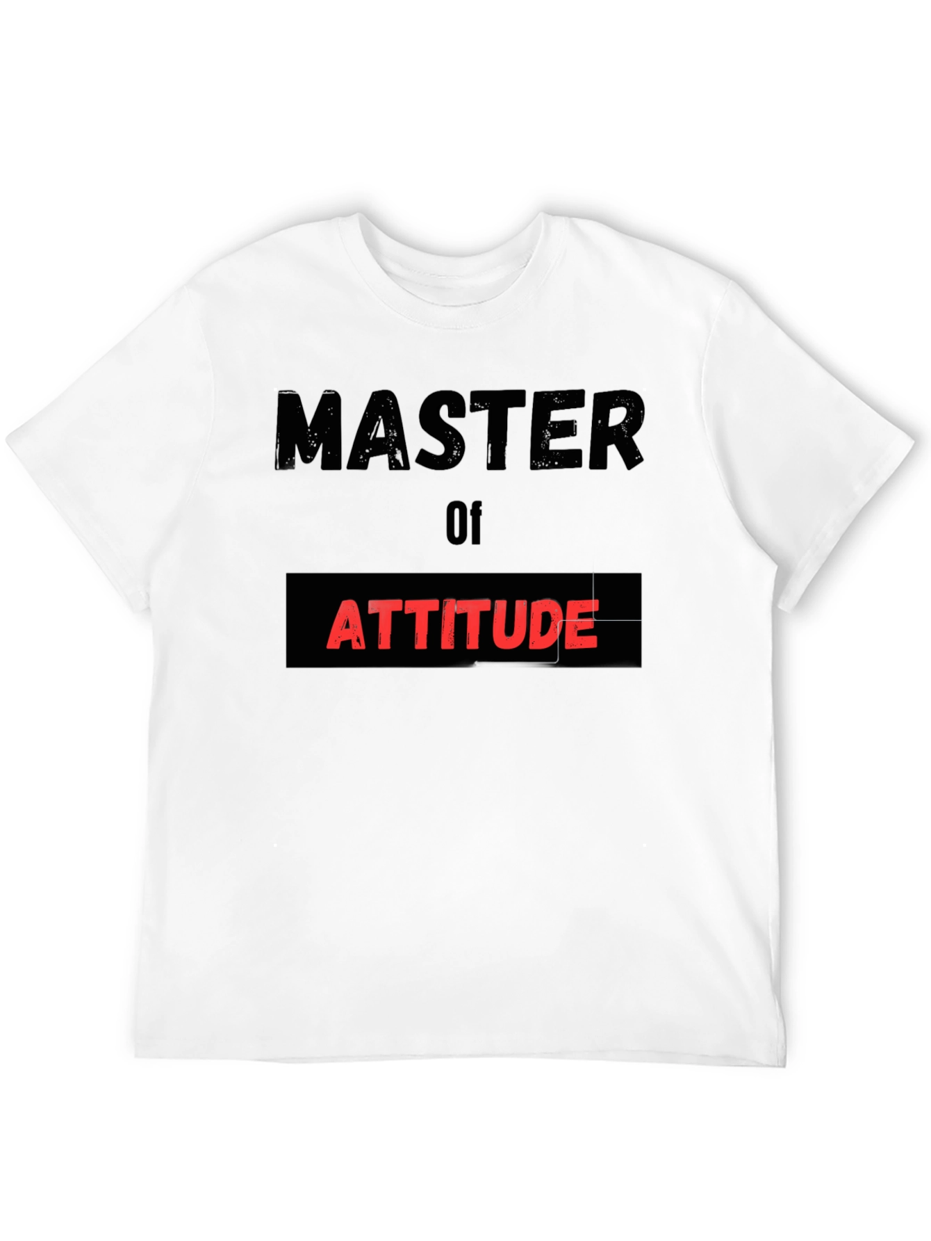 Master of Attitude Black T-Shirt
