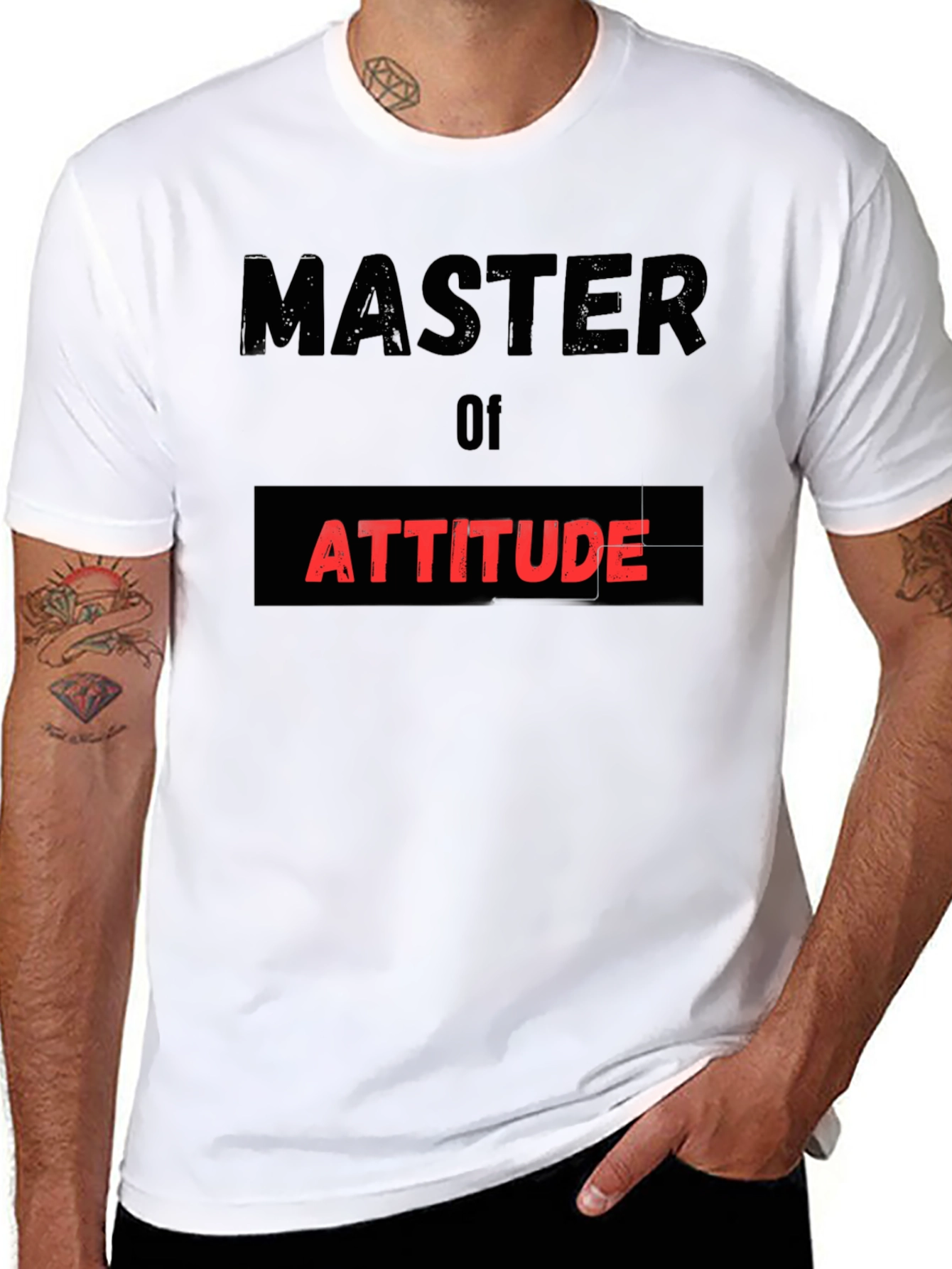Master of Attitude Black T-Shirt