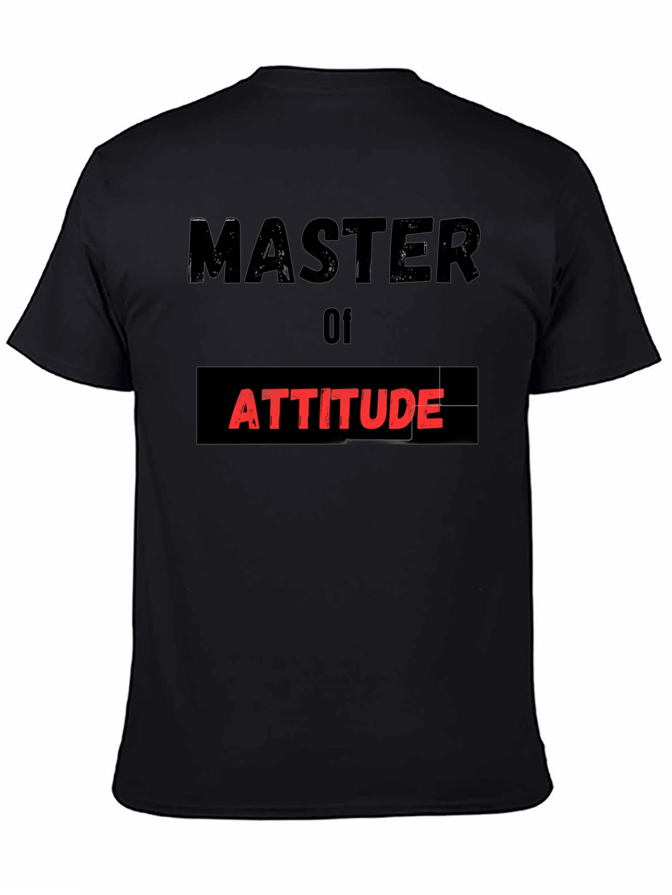 Master of Attitude Black T-Shirt