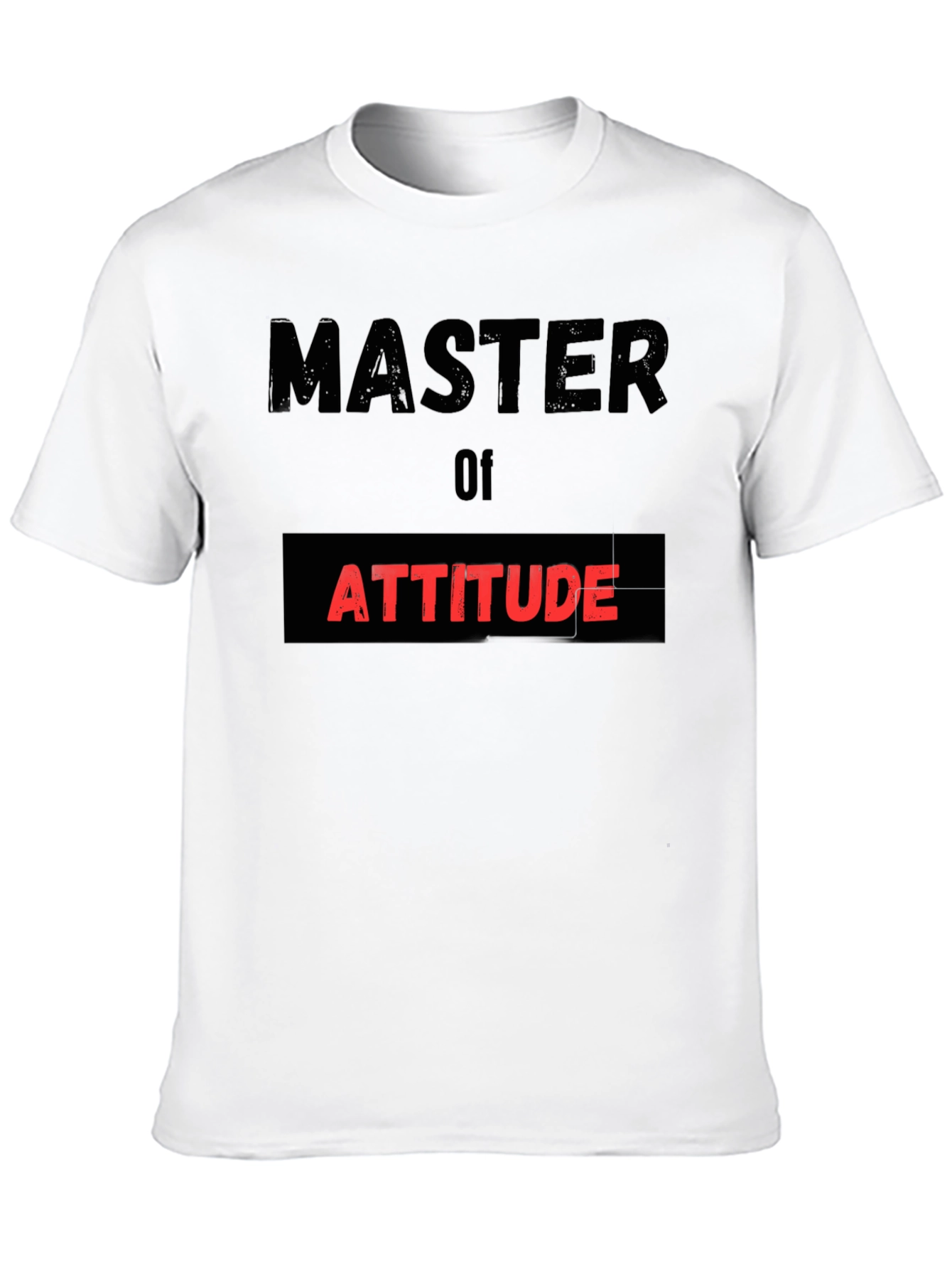 Master of Attitude Black T-Shirt