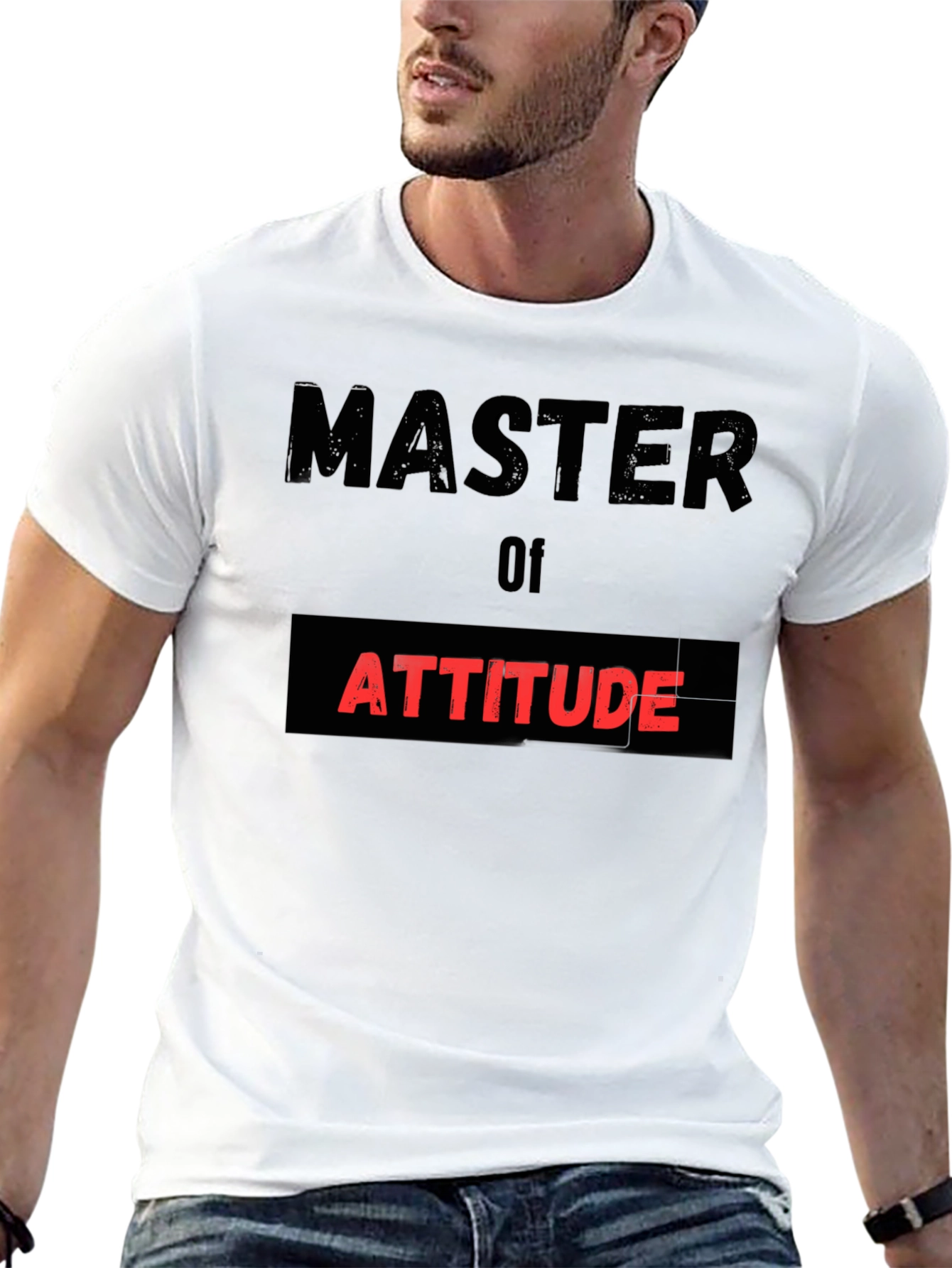 Master of Attitude Black T-Shirt