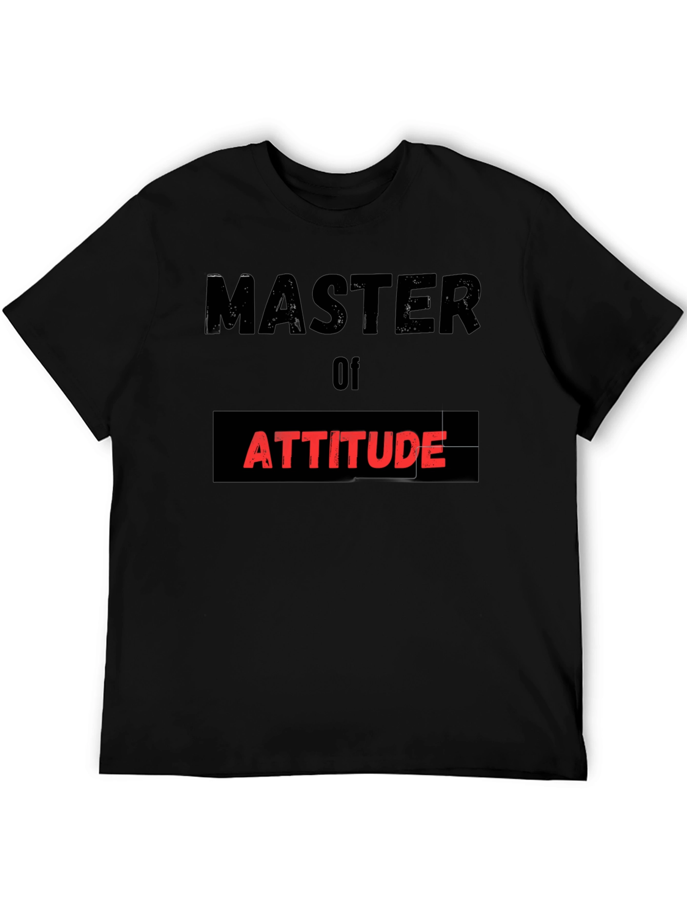 Master of Attitude Black T-Shirt