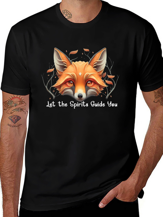 Spiritual Fox Graphic Tee - Let the Spirits Guide You