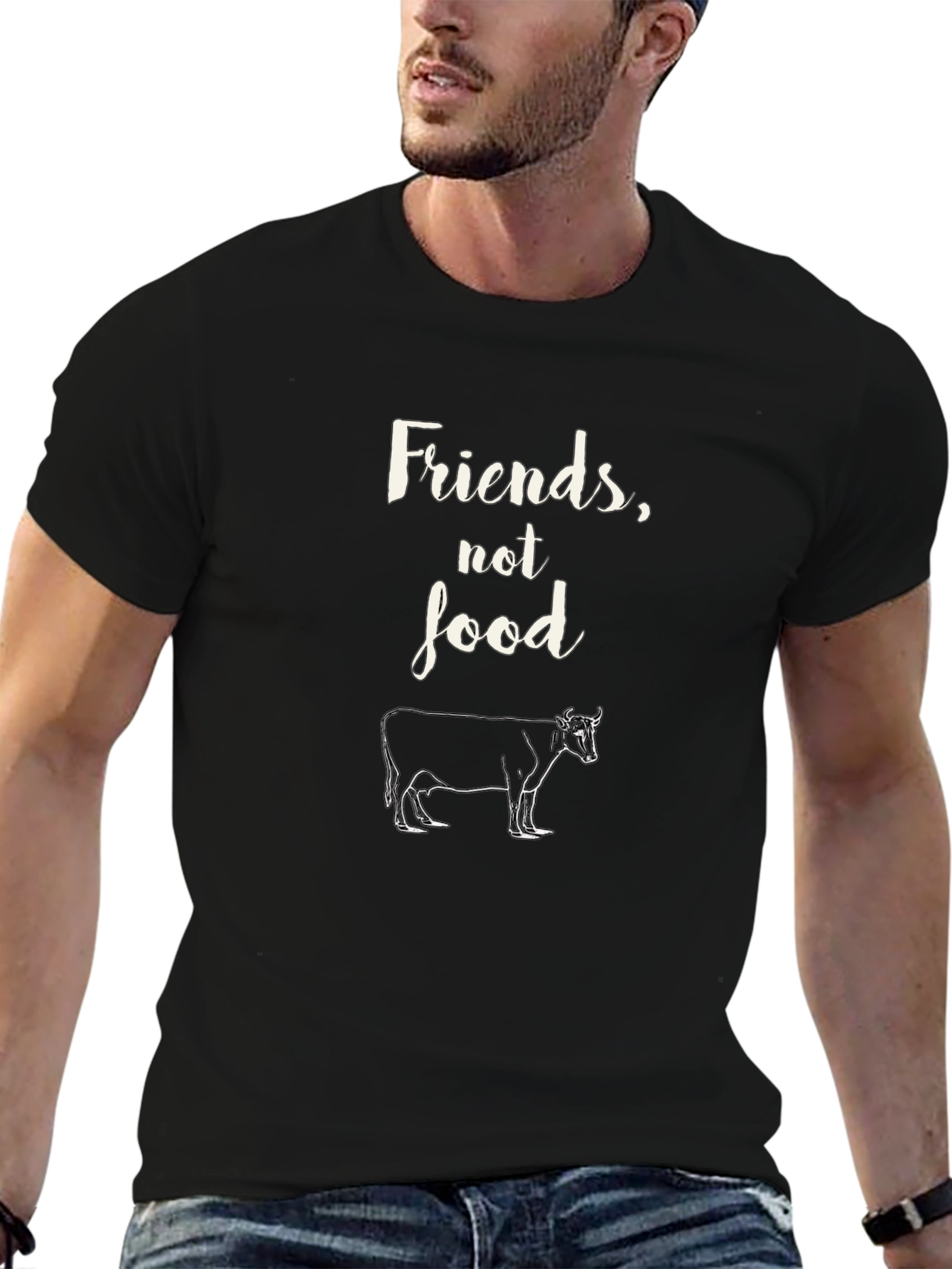 Friends Not Food Vegan T-Shirt
