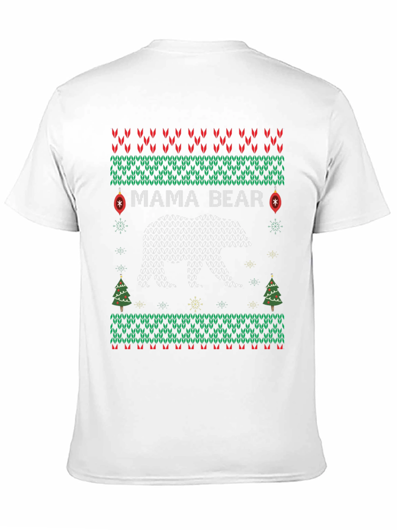 Mama Bear Ugly Christmas Sweater T-Shirt