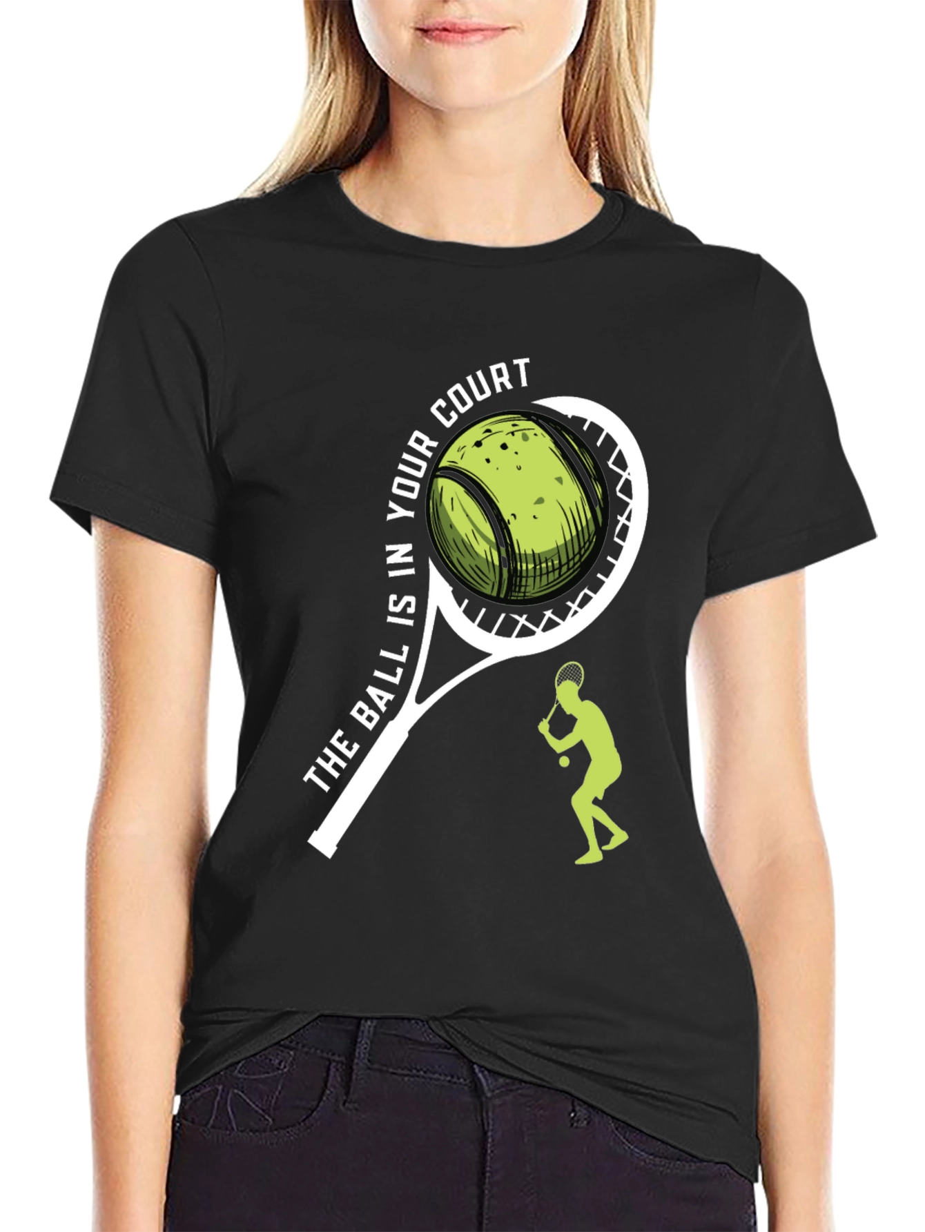 Tennis Ball in Your Court Graphic Tee