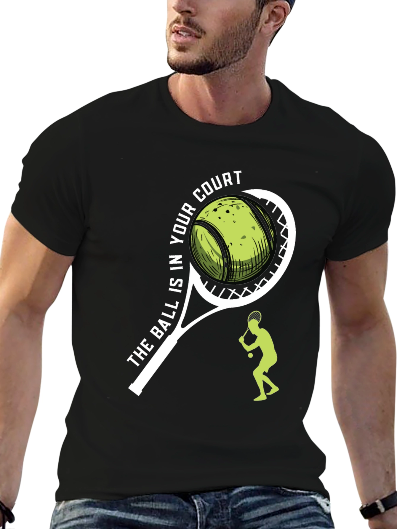 Tennis Ball in Your Court Graphic Tee