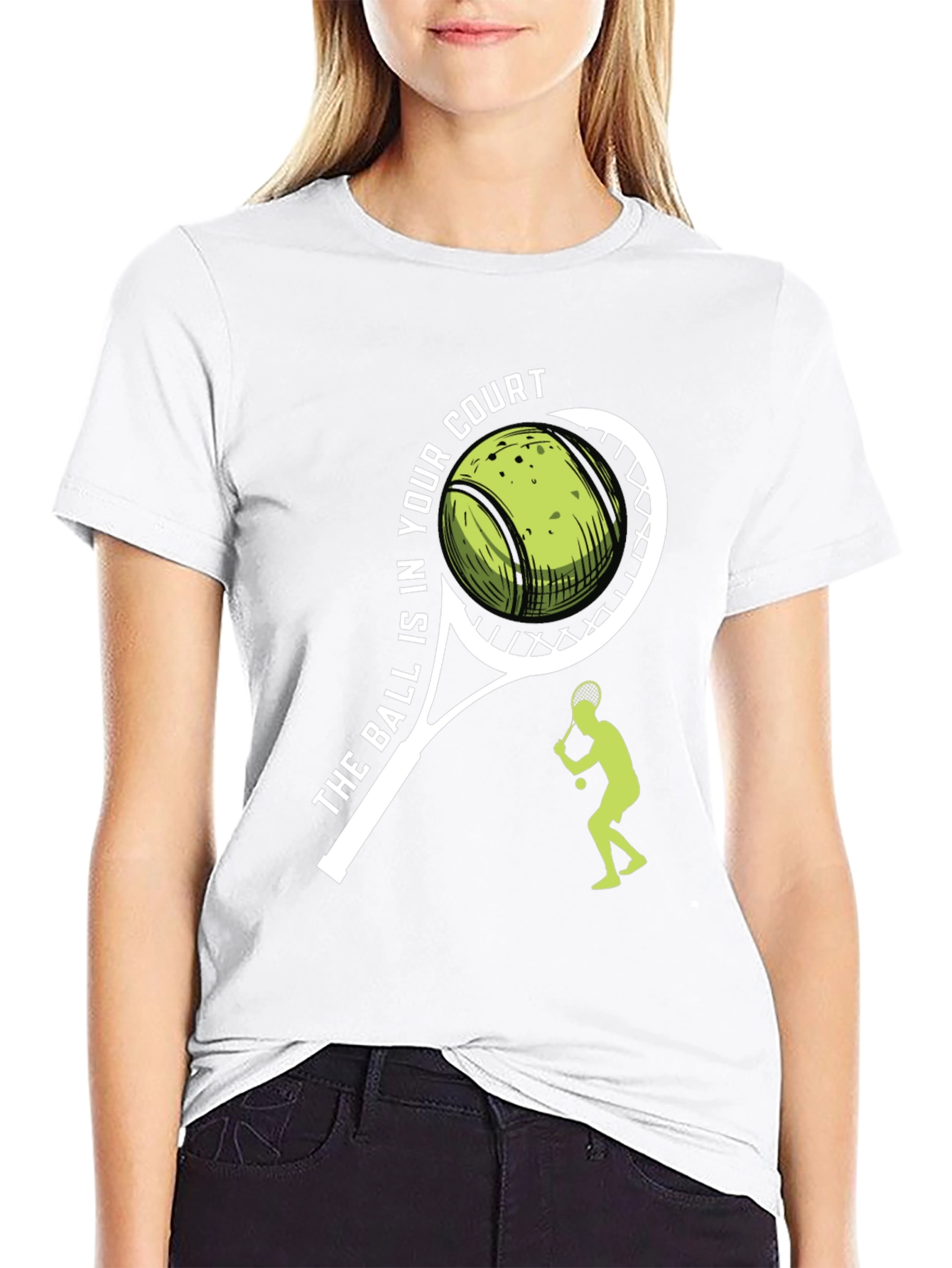 Tennis Ball in Your Court Graphic Tee