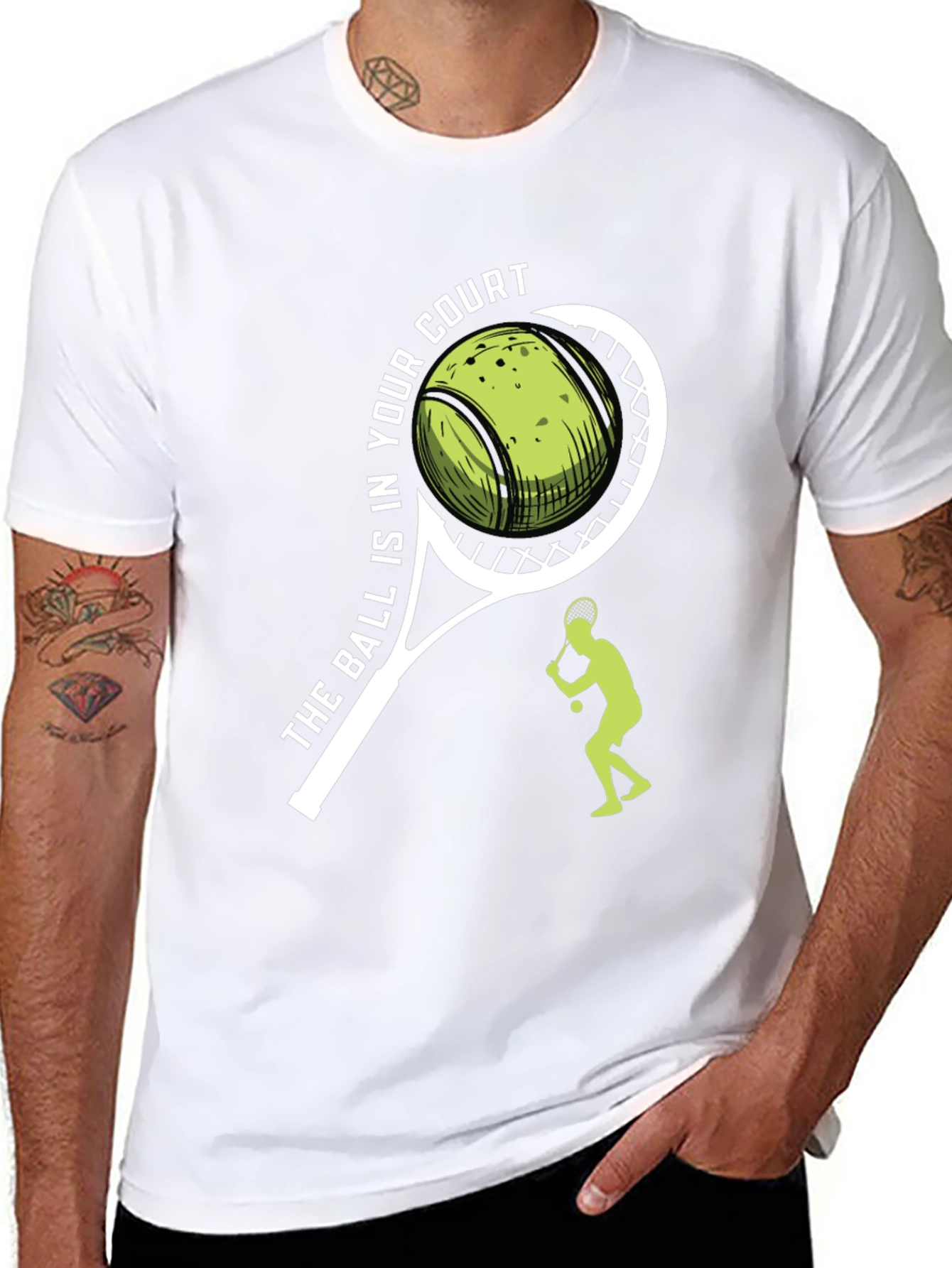 Tennis Ball in Your Court Graphic Tee